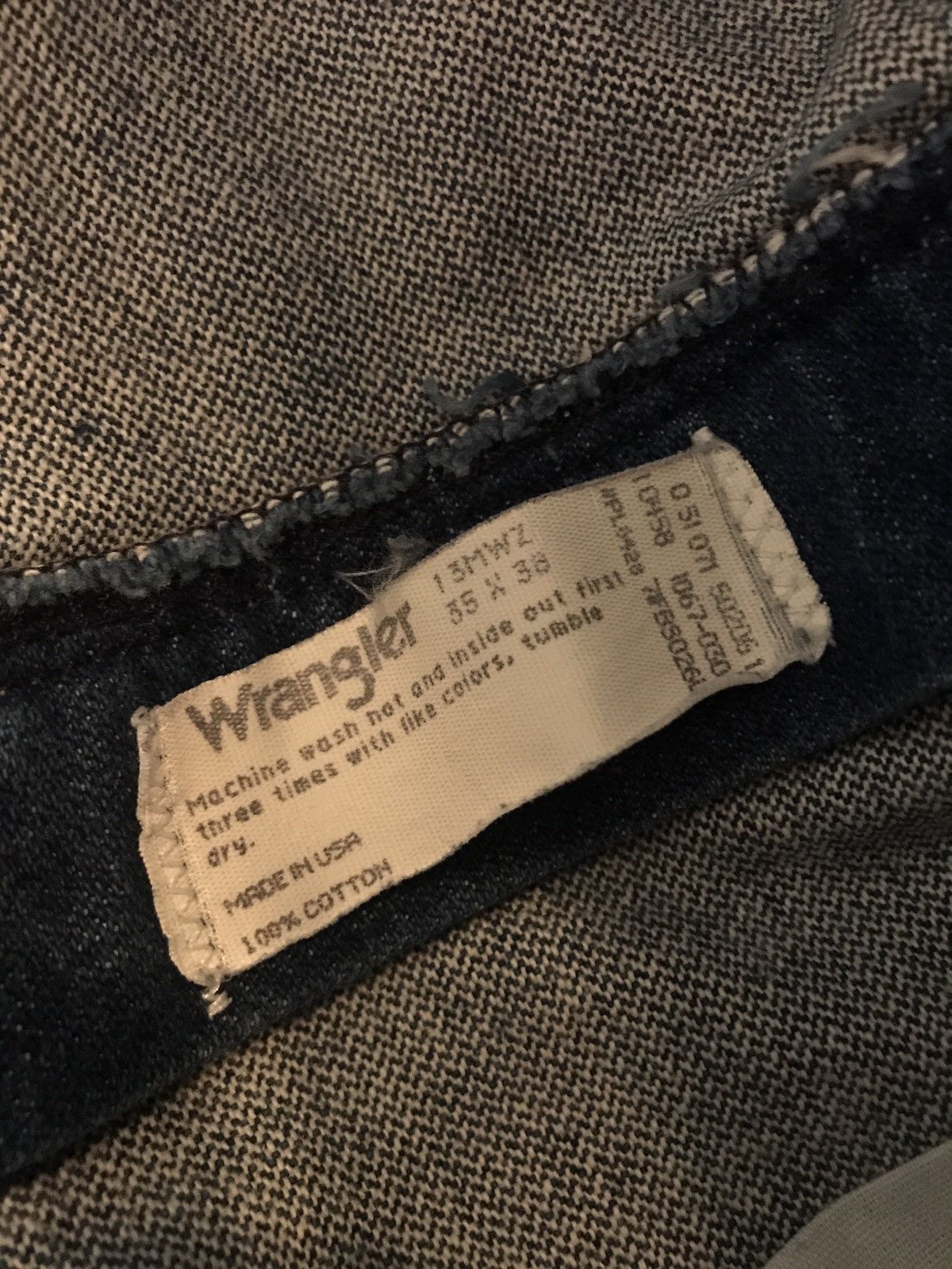 Vintage Vintage Made in USA Wrangler Work Jeans Size US 35 - 5 Thumbnail