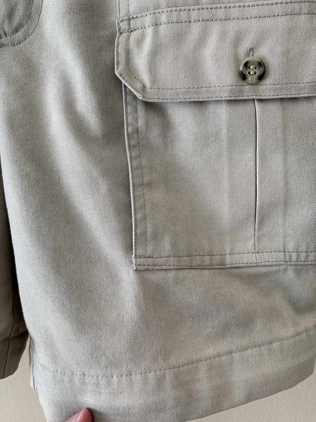 Japanese Brand Vintage Lowkey Camo Beige Shorts Size US 33 - 10 Thumbnail