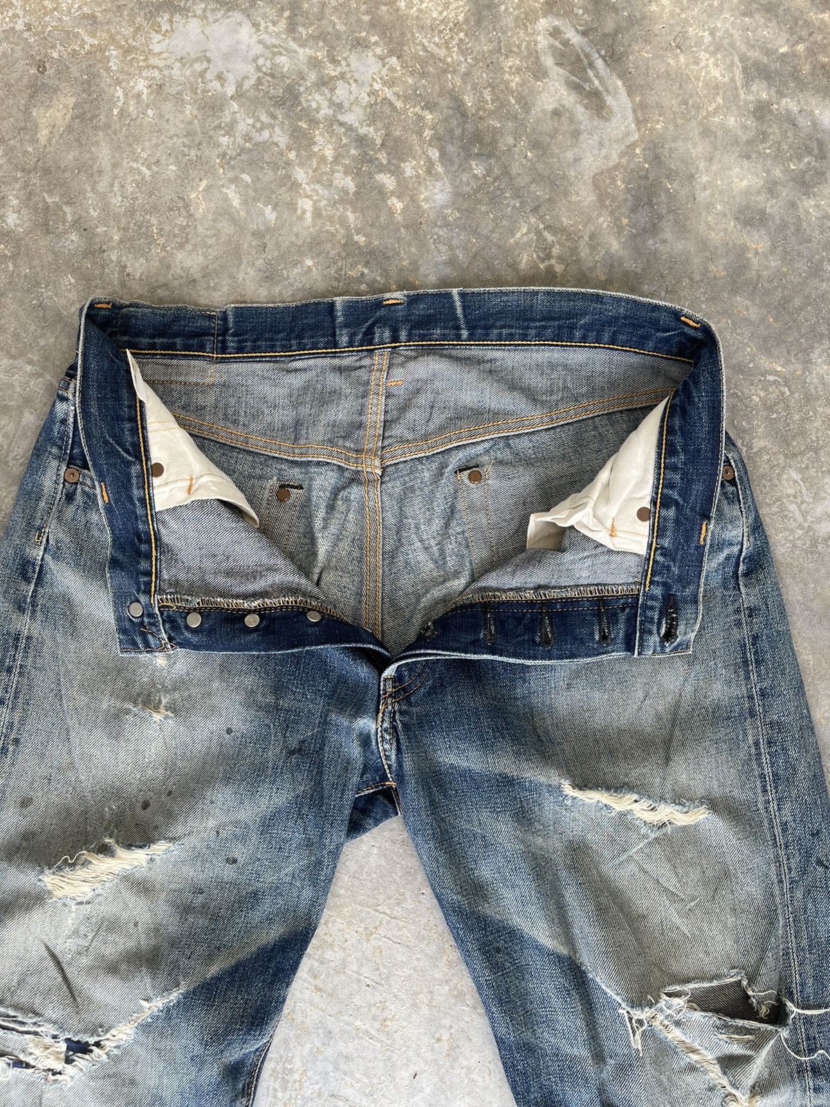 Japanese Brand Vintage Sewing Chop Distressed Style Kurt Cobain ! Rare Size US 32 / EU 48 - 13 Thumbnail