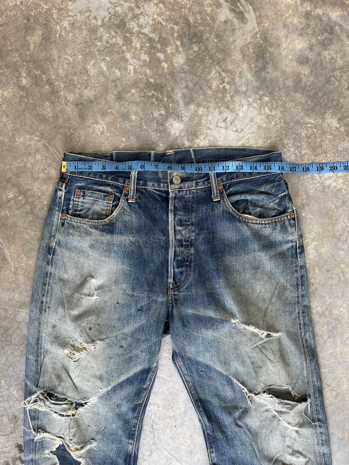 Japanese Brand Vintage Sewing Chop Distressed Style Kurt Cobain ! Rare Size US 32 / EU 48 - 6 Thumbnail