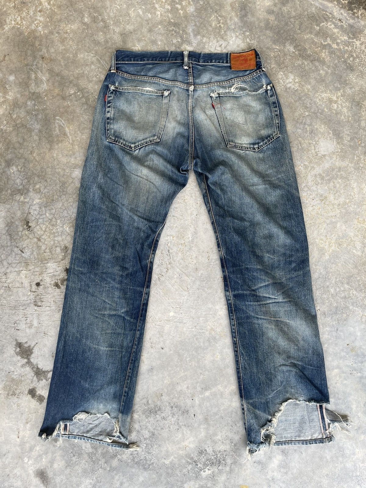 Japanese Brand Vintage Sewing Chop Distressed Style Kurt Cobain ! Rare Size US 32 / EU 48 - 2 Thumbnail