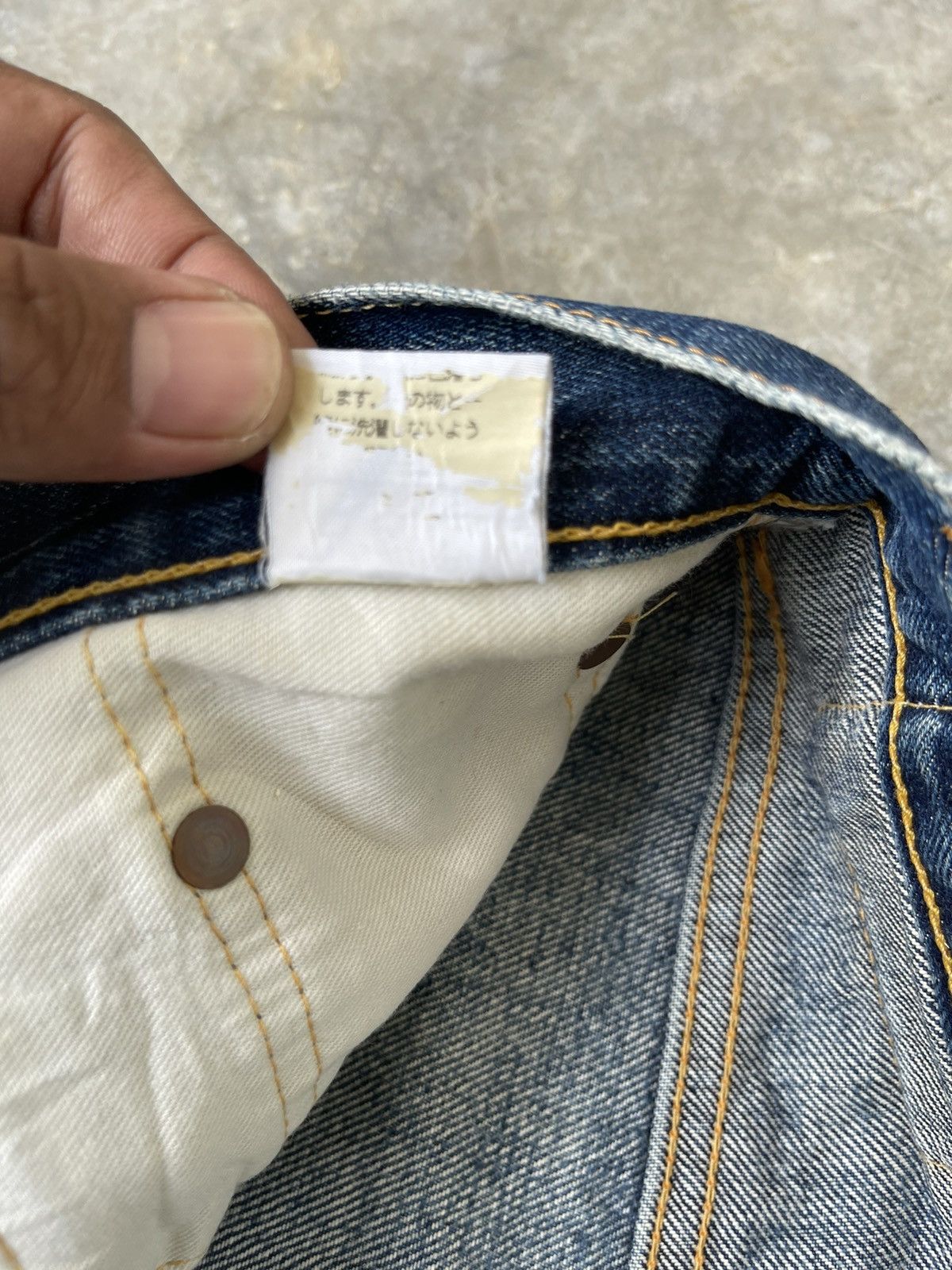 Japanese Brand Vintage Sewing Chop Distressed Style Kurt Cobain ! Rare Size US 32 / EU 48 - 15 Thumbnail