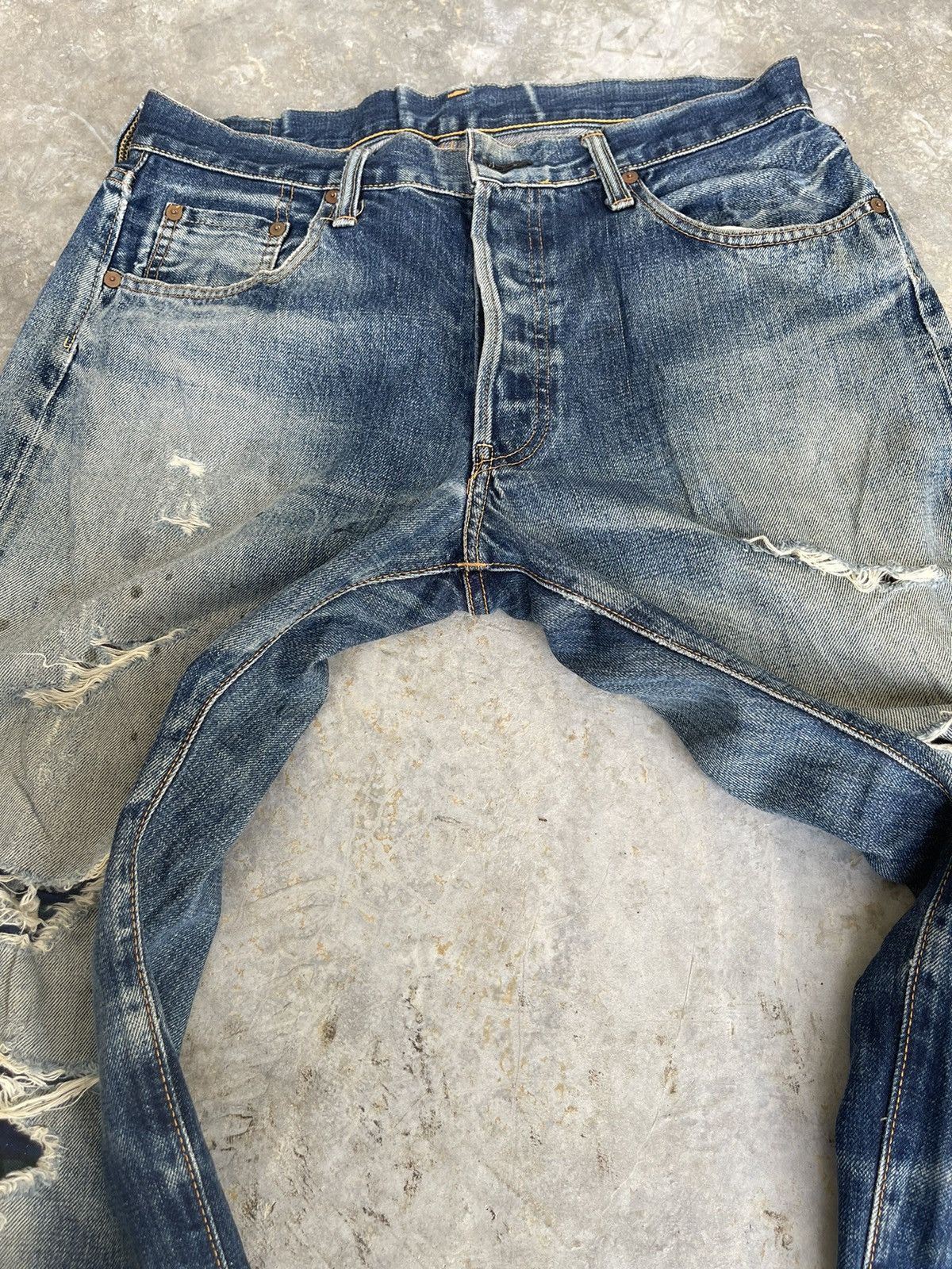Japanese Brand Vintage Sewing Chop Distressed Style Kurt Cobain ! Rare Size US 32 / EU 48 - 11 Thumbnail
