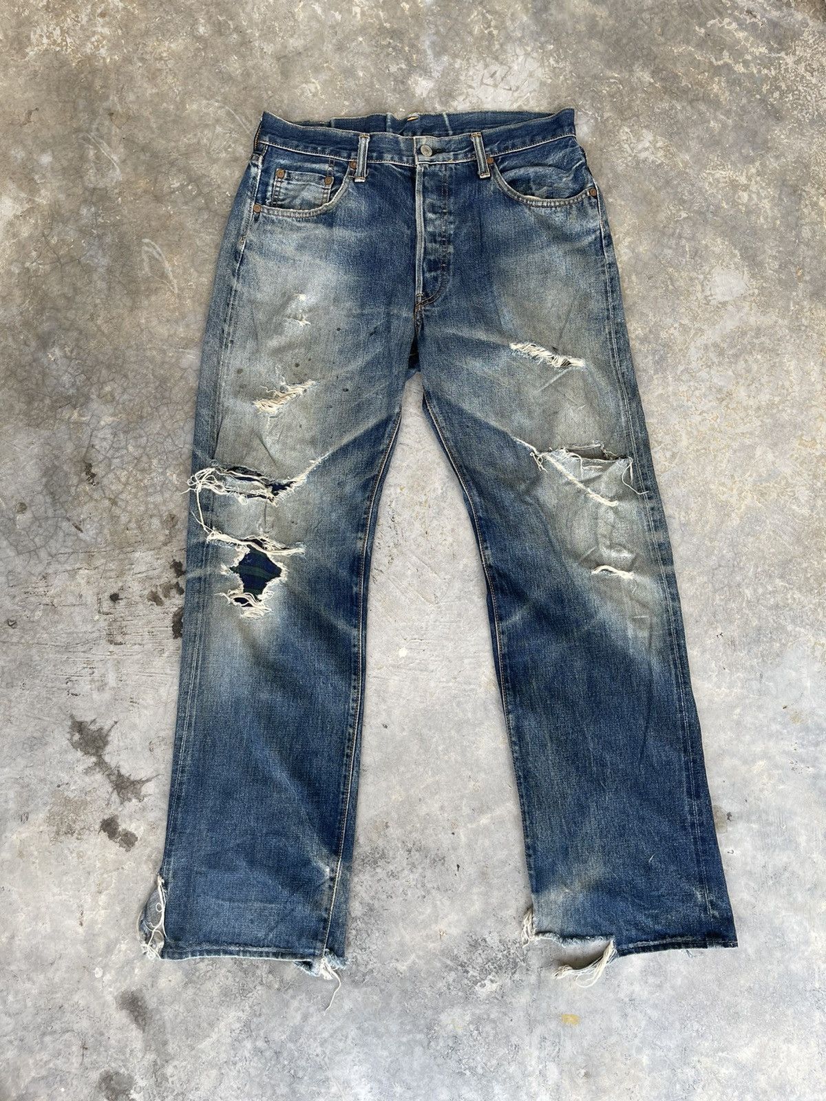Vintage Sewing Chop Distressed Style Kurt Cobain ! Rare