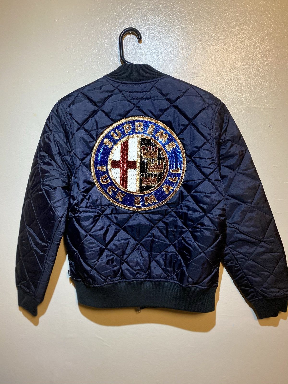 Supreme Supreme Alfa Romero Fuck Em All Bomber Grailed