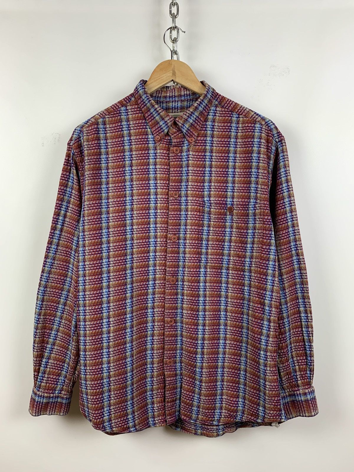 Vintage Missoni Sport Multicolor Long Sleeve Shirt