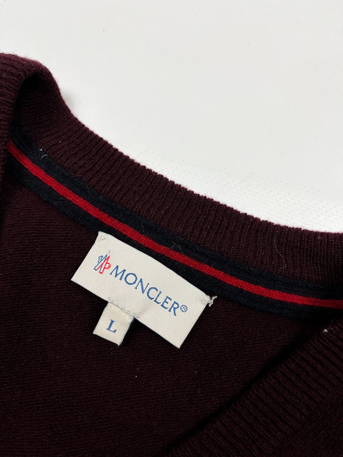 Moncler Moncler wool sweater knitwear jumper Size US L / EU 52-54 / 3 - 4 Thumbnail
