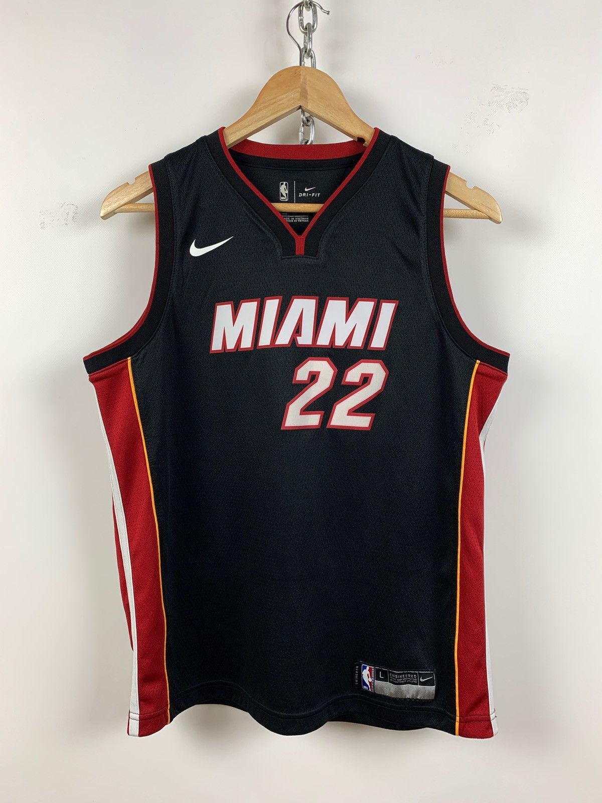 Vintage Nike NBA Miami Heat 22 Butler Jersey
