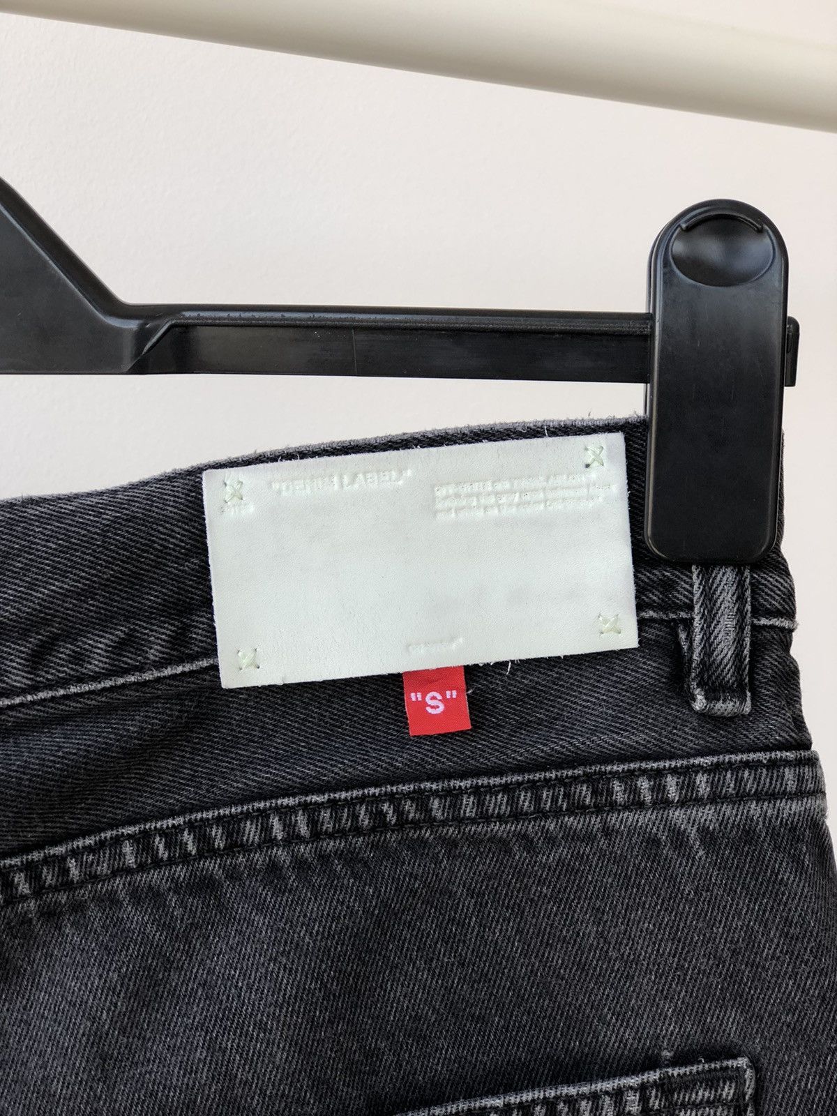 Off-White Off-White Yellow Tape Denim Jeans Size US 32 / EU 48 - 11 Thumbnail