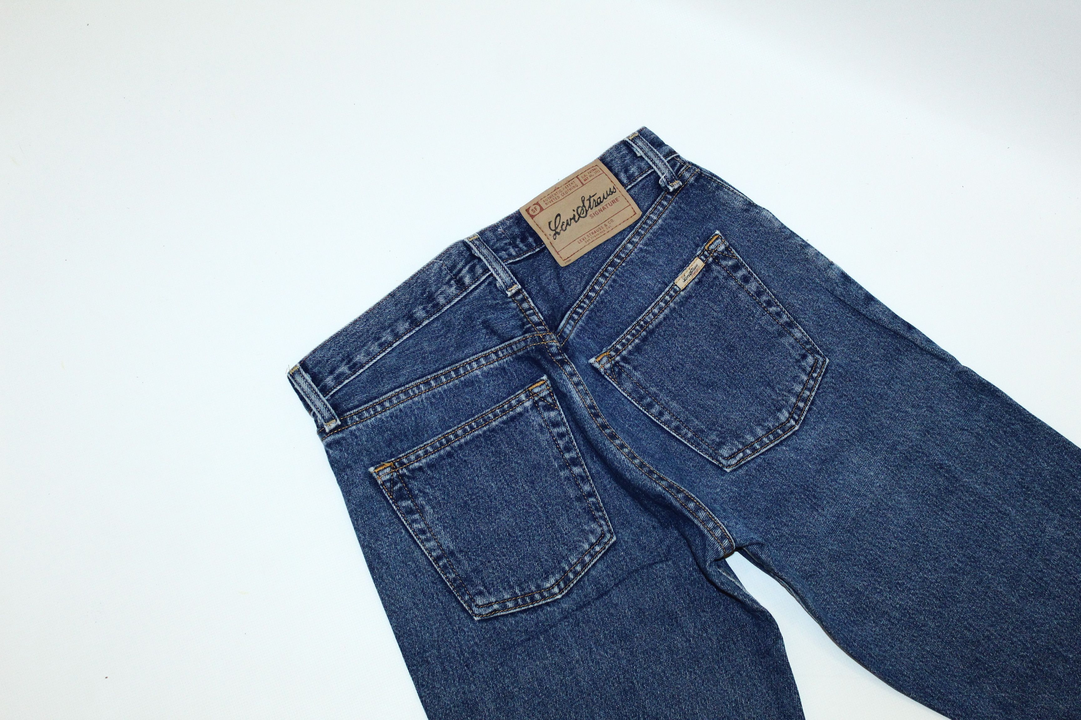 Levi's Vintage Clothing VTG🔥 Levi's Signature Blue Stonewash Baggy Jeans Size US 30 / EU 46 - 5 Thumbnail