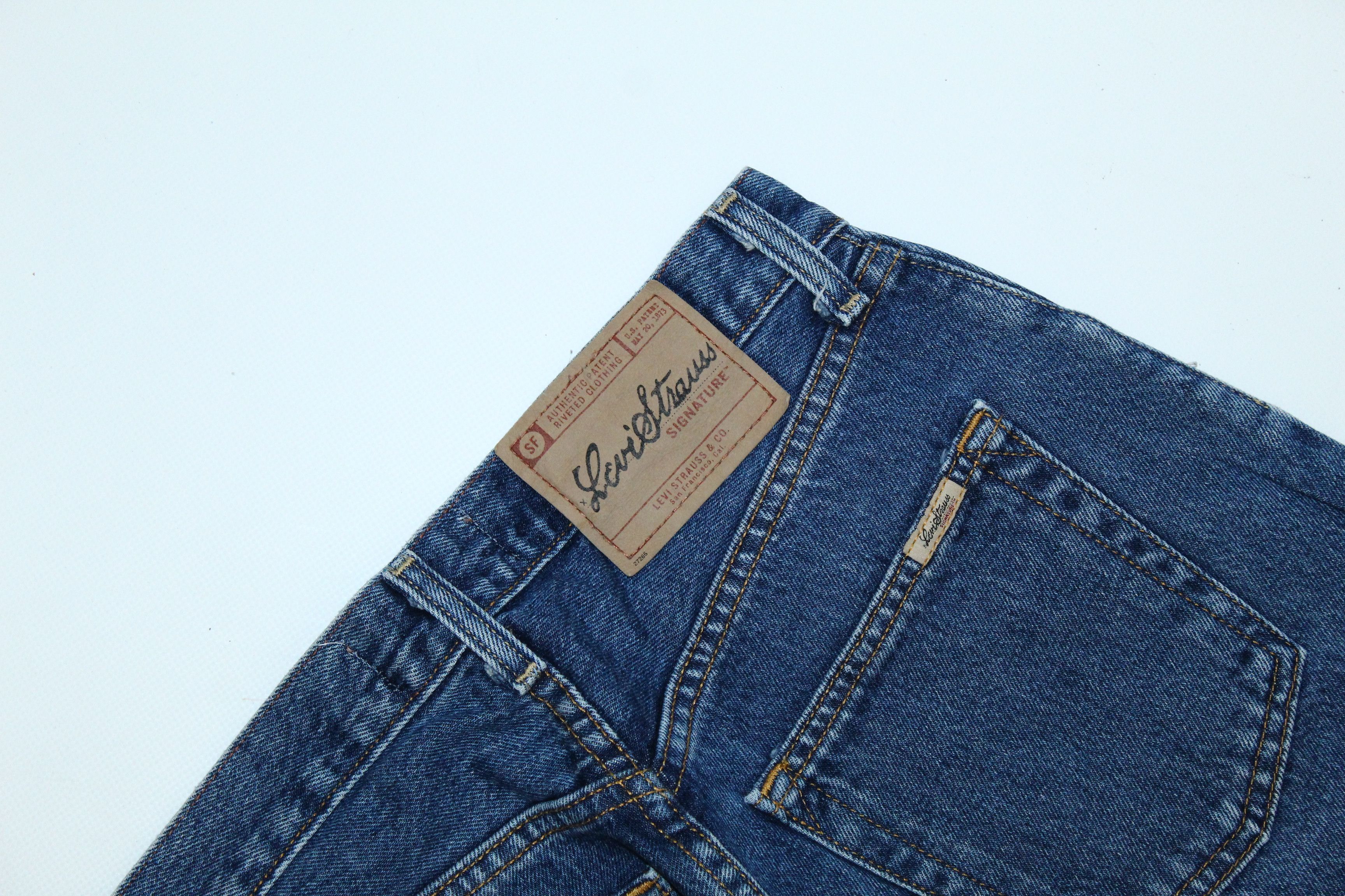 Levi's Vintage Clothing VTG🔥 Levi's Signature Blue Stonewash Baggy Jeans Size US 30 / EU 46 - 6 Thumbnail