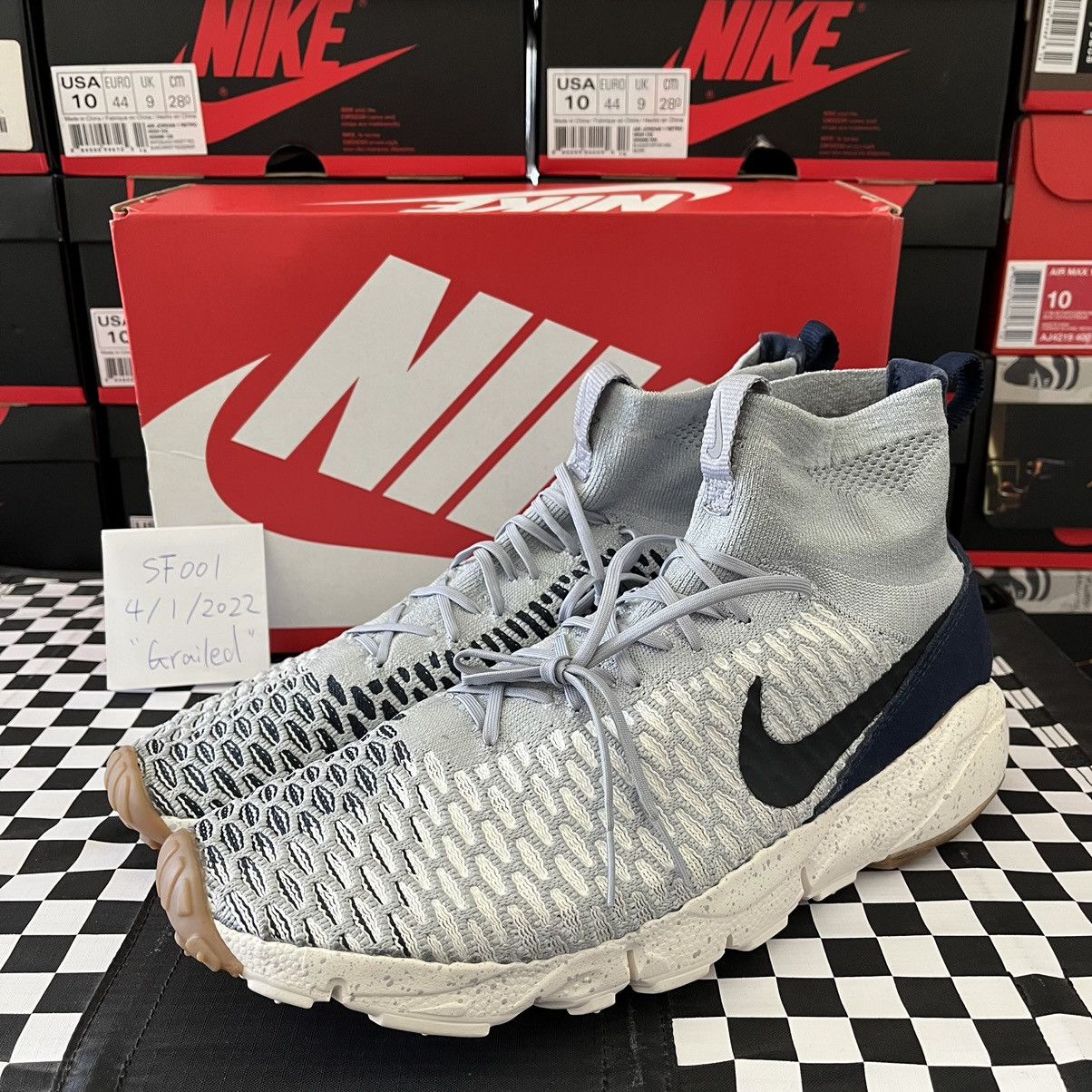 Nike Nike Air Footscape Magista Flyknit Wolf Grey Size 11 Size US 11 / EU 44 - 4 Thumbnail