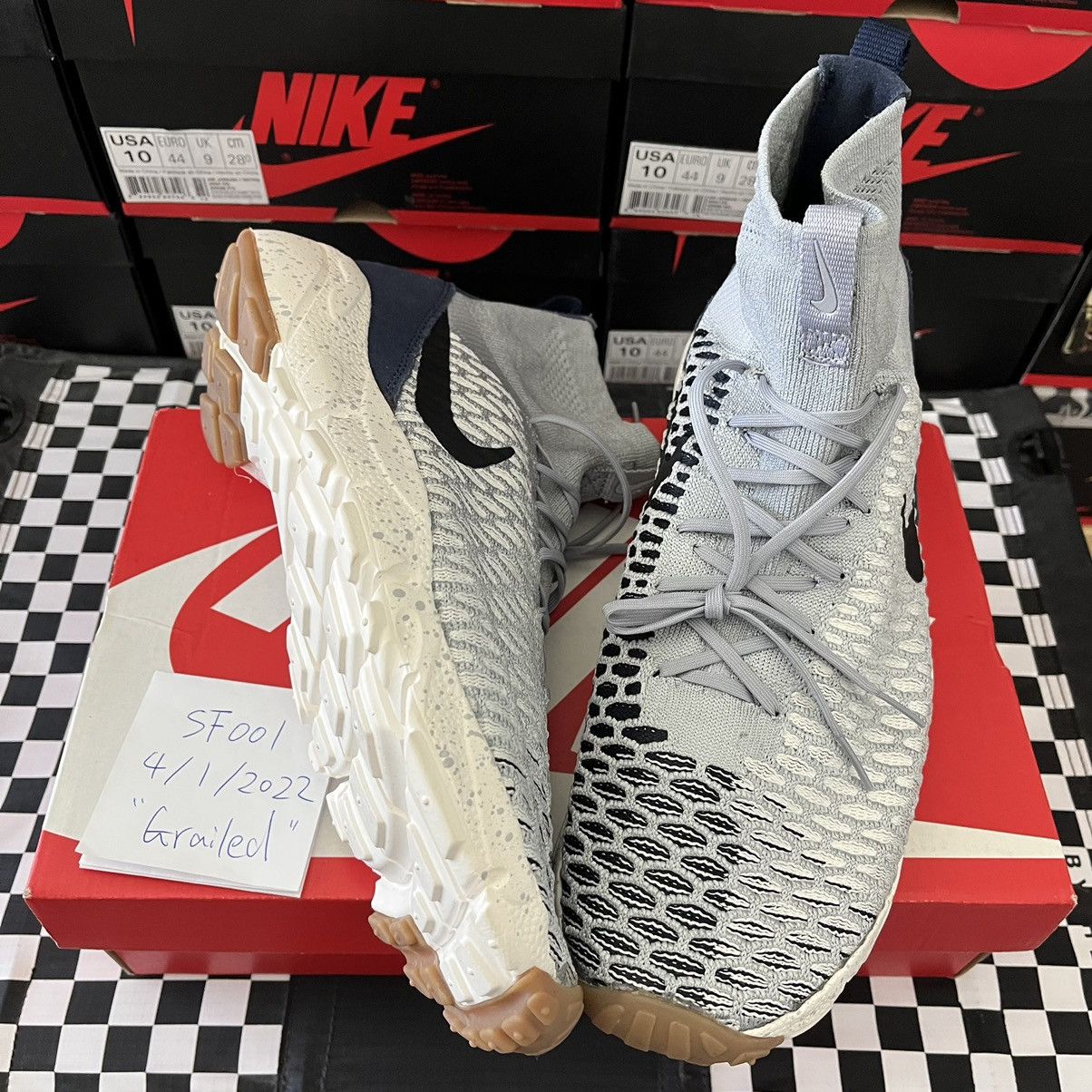 Nike Nike Air Footscape Magista Flyknit Wolf Grey Size 11 Size US 11 / EU 44 - 7 Thumbnail