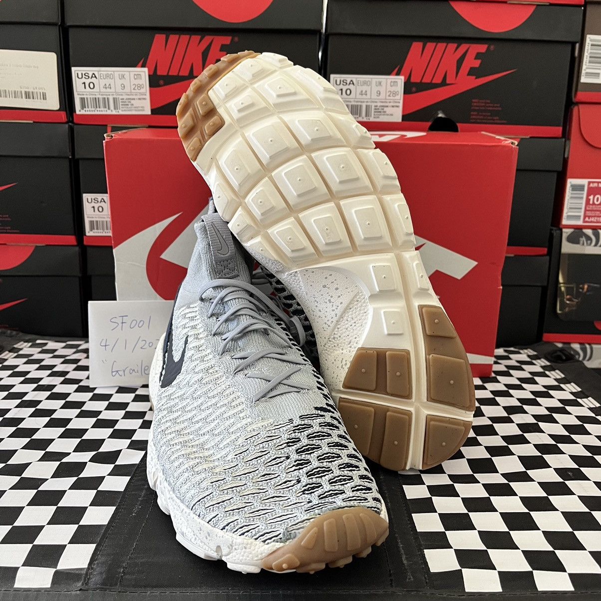 Nike Nike Air Footscape Magista Flyknit Wolf Grey Size 11 Size US 11 / EU 44 - 5 Thumbnail