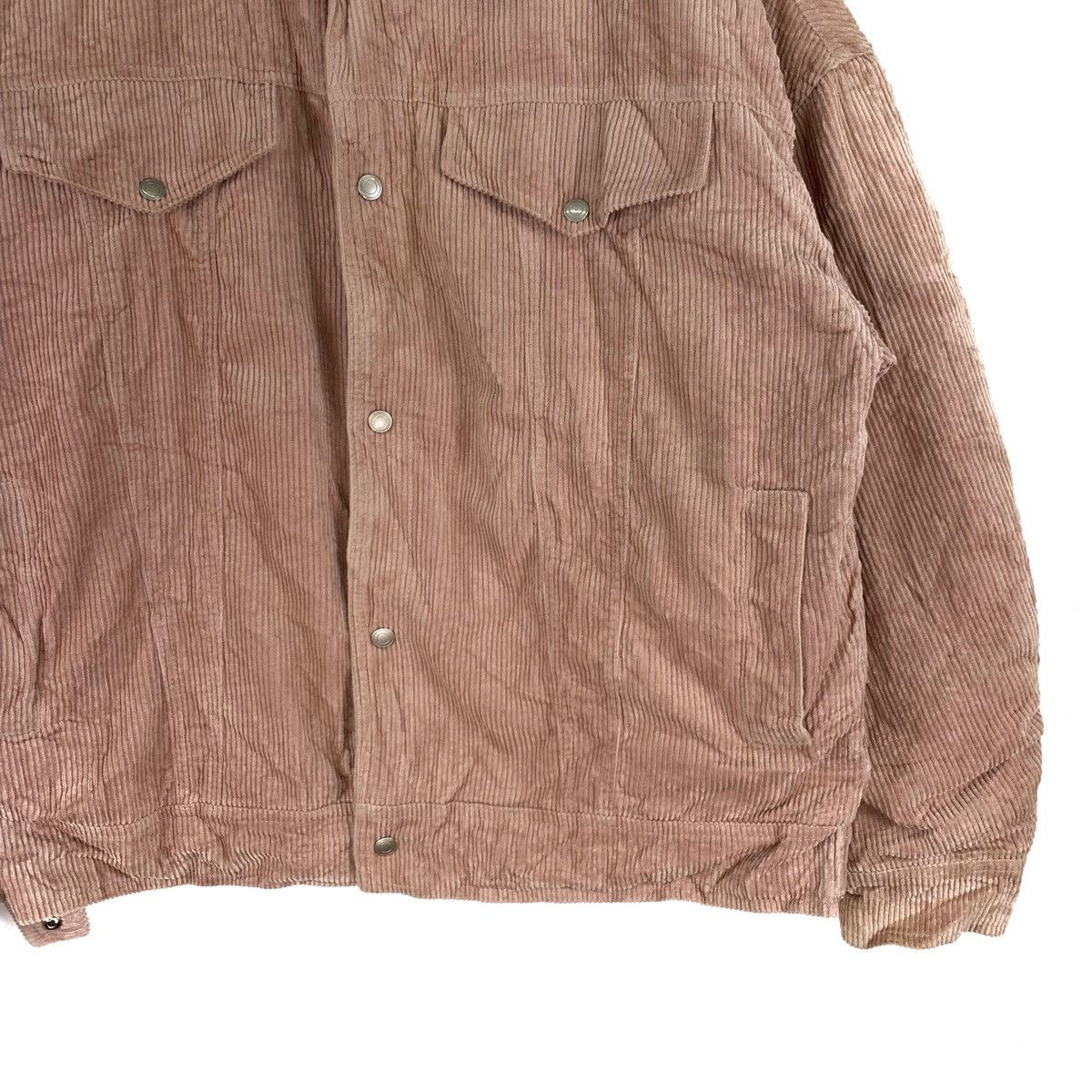 Japanese Brand Dress Volume Corduroy Luxury Jacket Size US XL / EU 56 / 4 - 4 Thumbnail