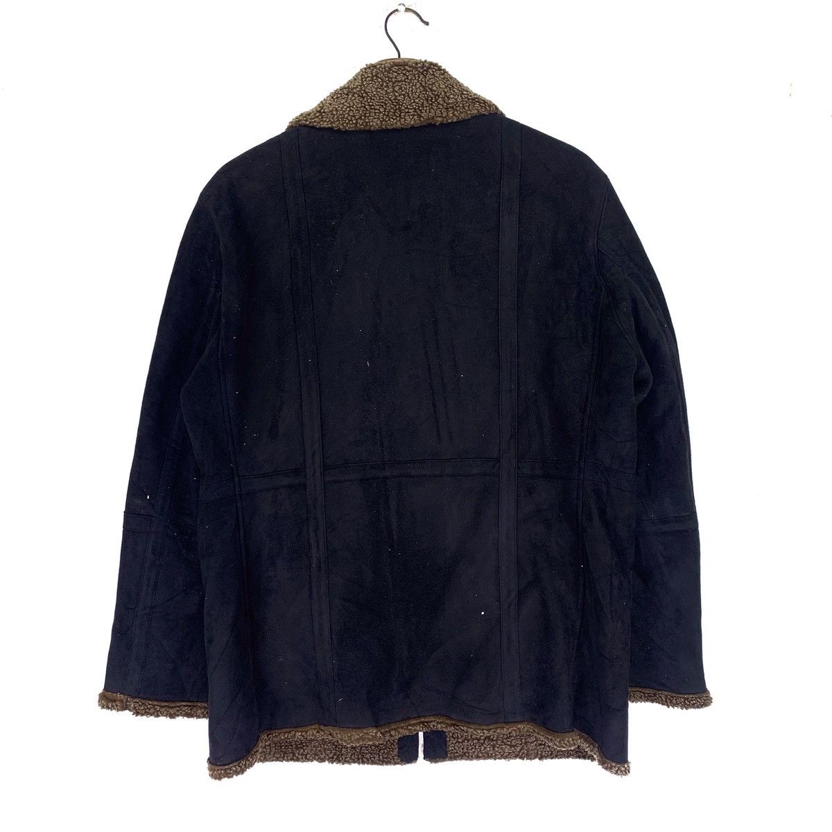 Japanese Brand 23 Homme Suede Leather Zipper Jacket Size US L / EU 52-54 / 3 - 6 Thumbnail