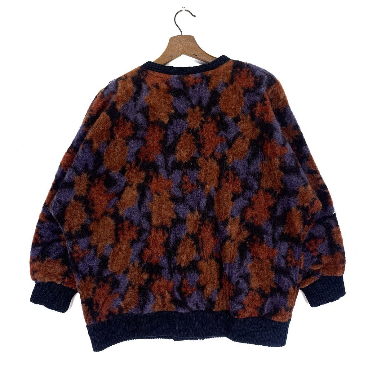 Japanese Brand Vintage Wool Buttonup Rare Printer Sweatshirt Size US L / EU 52-54 / 3 - 6 Thumbnail