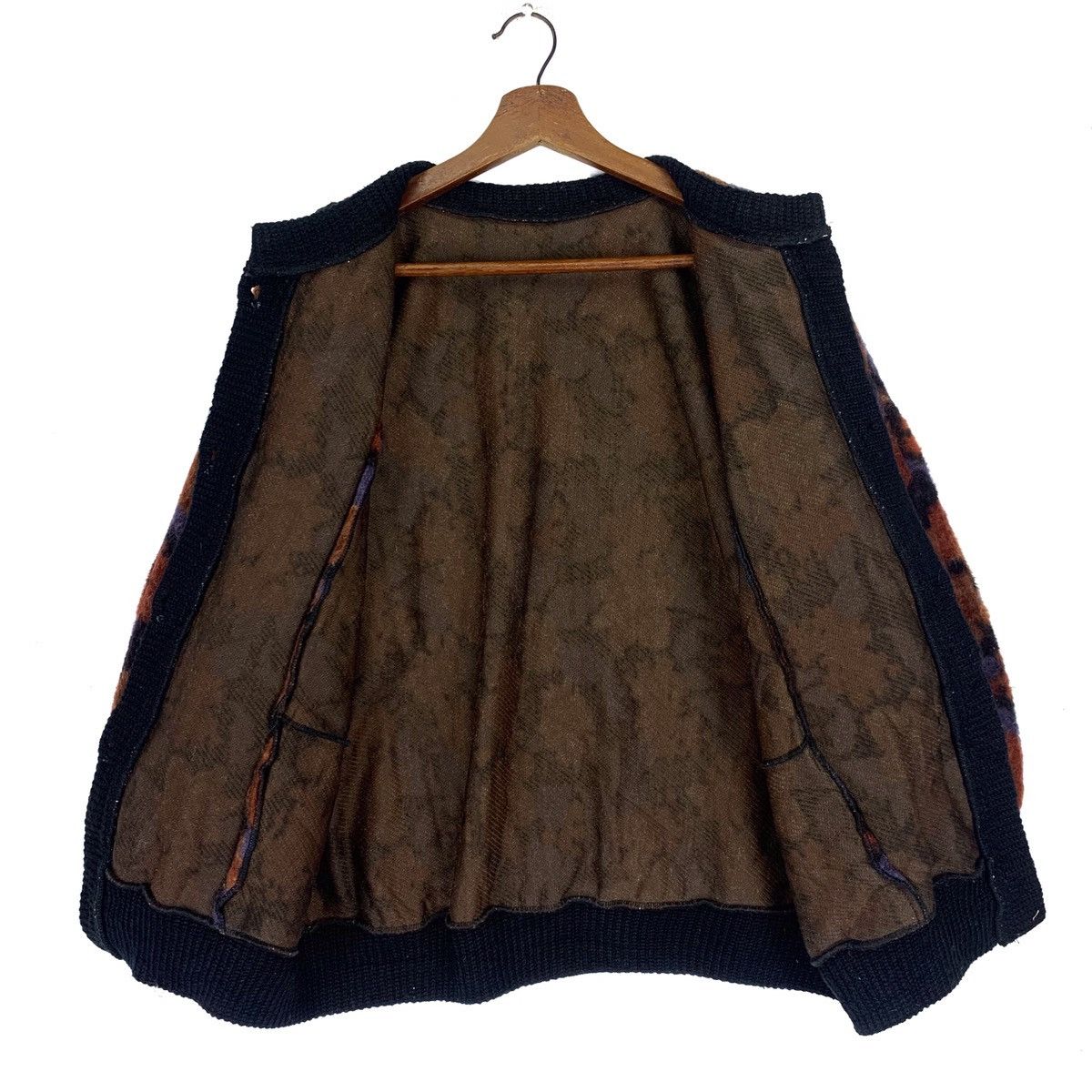 Japanese Brand Vintage Wool Buttonup Rare Printer Sweatshirt Size US L / EU 52-54 / 3 - 5 Thumbnail