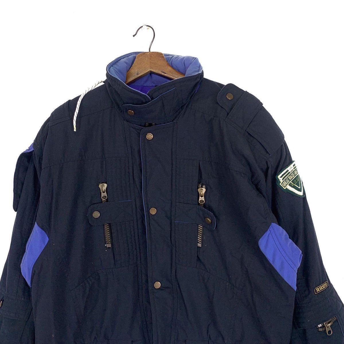 Japanese Brand Vintage Ares Super Racing Gear Zipper Jacket Size US L / EU 52-54 / 3 - 2 Thumbnail