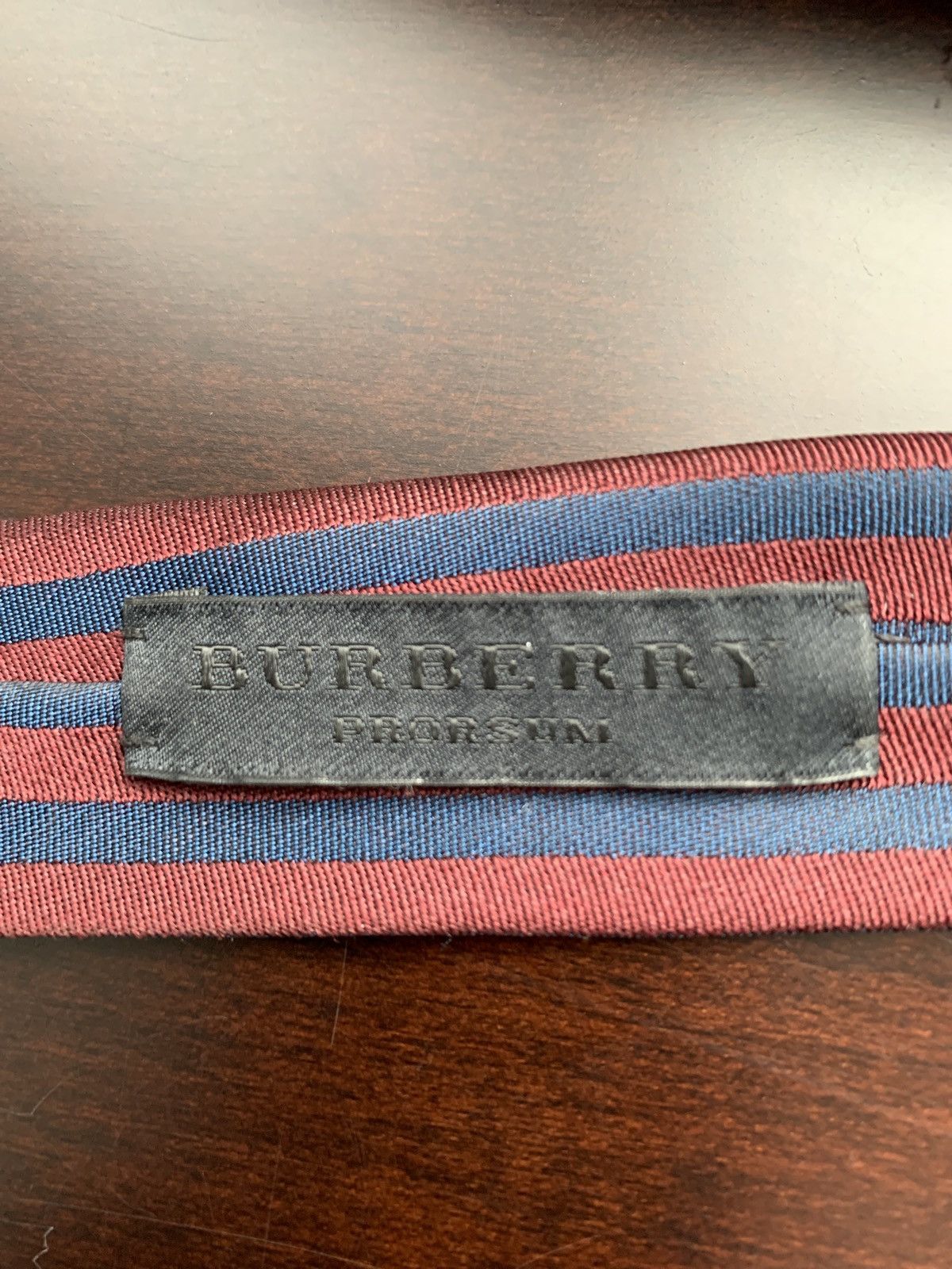 Burberry Prorsum Burberry Prorsum Stripped Silk Skinny Tie Size ONE SIZE - 4 Thumbnail