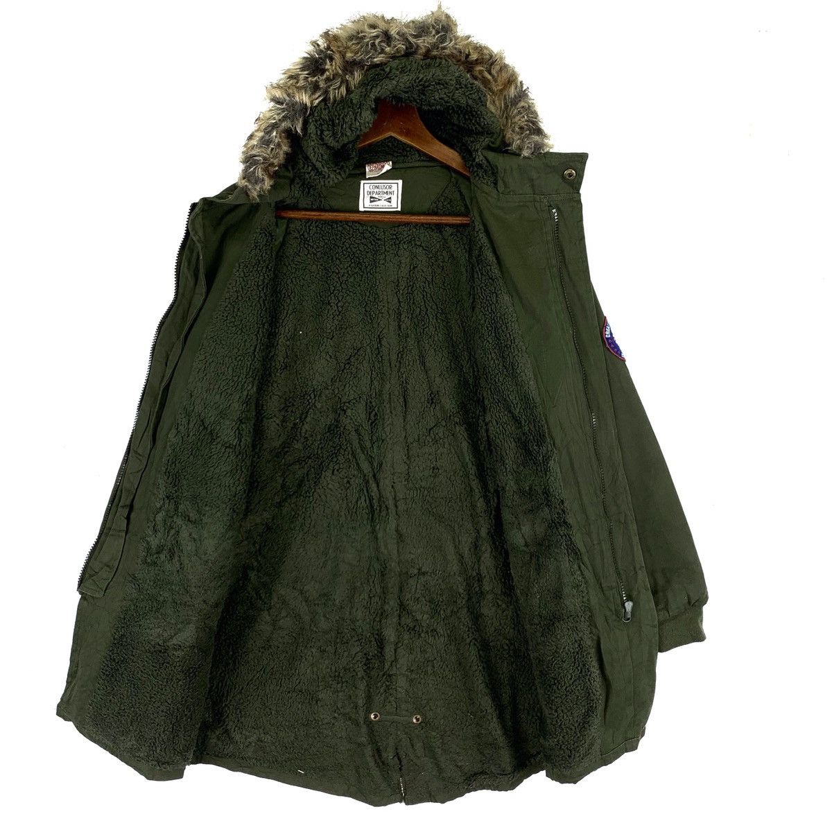 Japanese Brand Conlusor Department Hoodie Military Trench Jacket Size US S / EU 44-46 / 1 - 5 Thumbnail