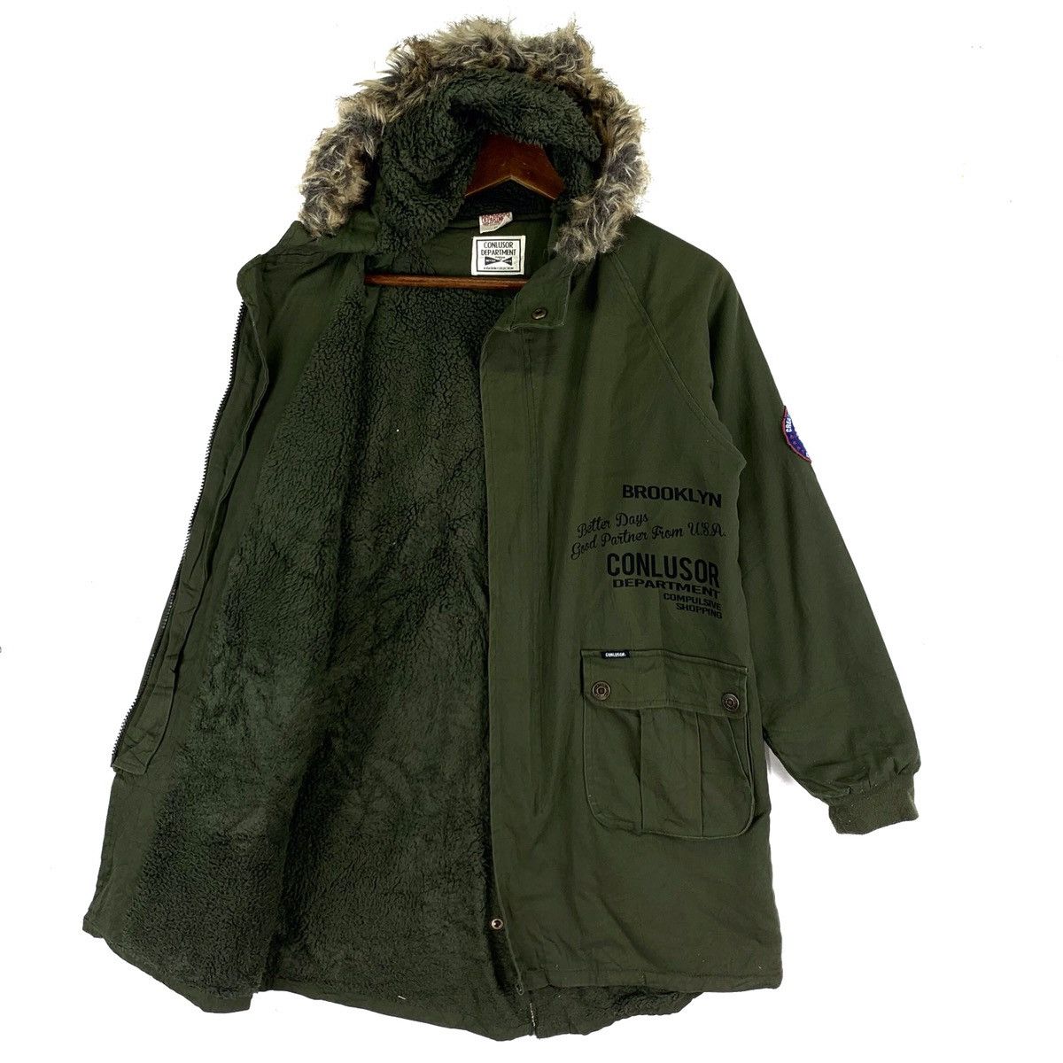 Japanese Brand Conlusor Department Hoodie Military Trench Jacket Size US S / EU 44-46 / 1 - 4 Thumbnail