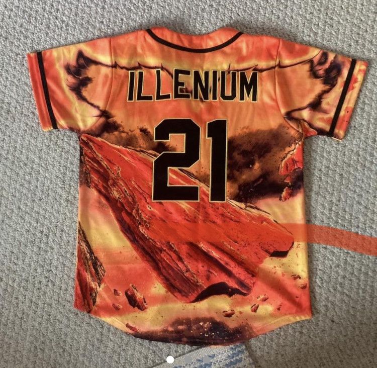 Band Tees RED ROCKS 2021 Illenium Patch Jersey | Grailed
