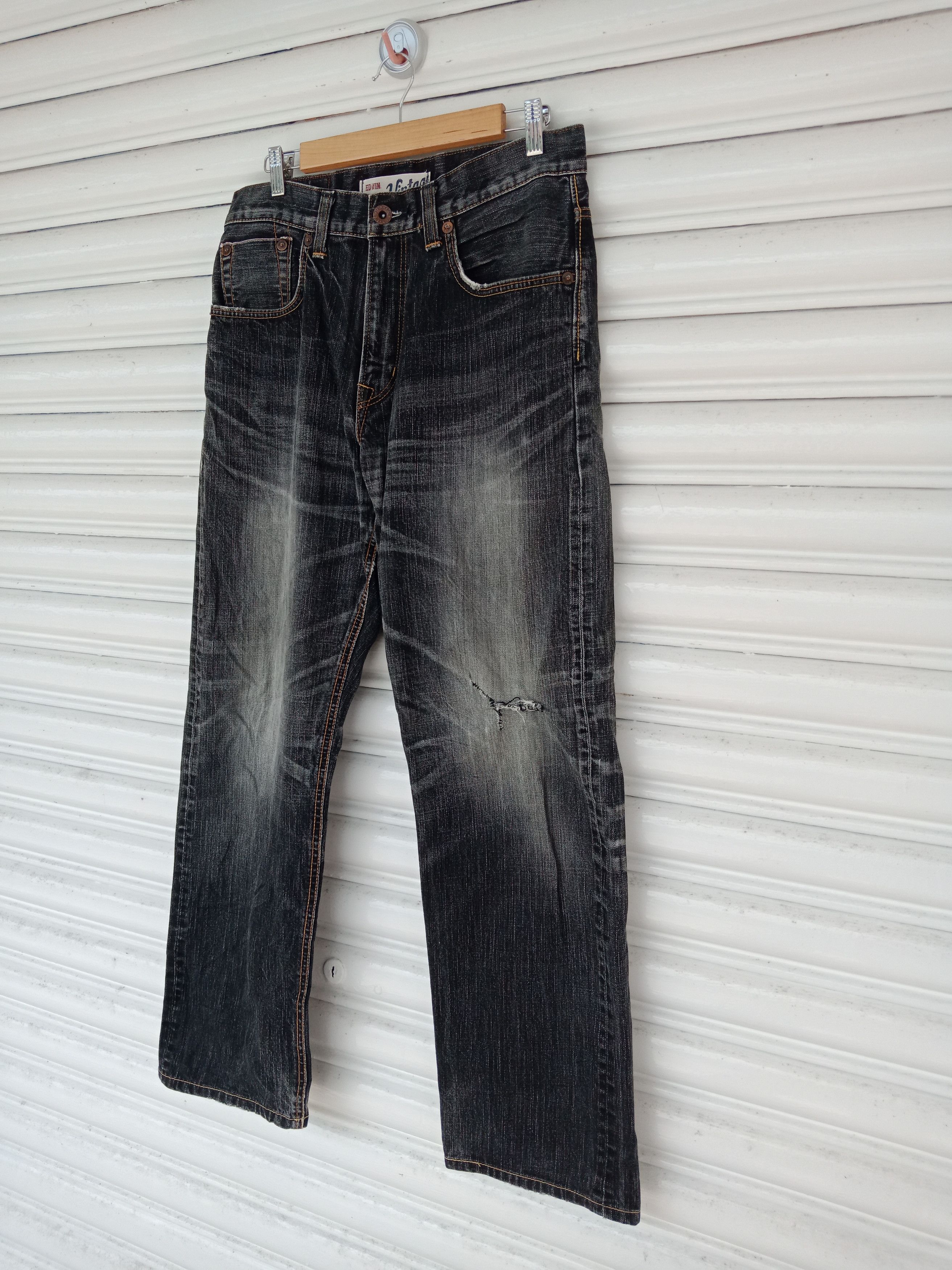 Edwin Edwin Selvedge Distressed Size US 33 - 3 Thumbnail
