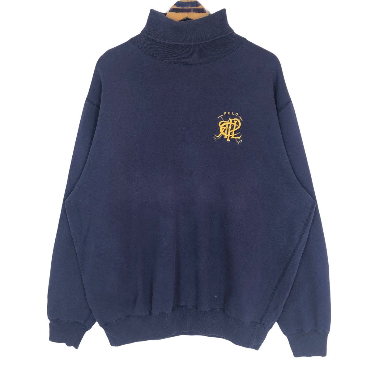 Polo Ralph Lauren Vintage Polo By Ralph Lauren Turtleneck Sweatshirt Size US XL / EU 56 / 4 - 1 Thumbnail