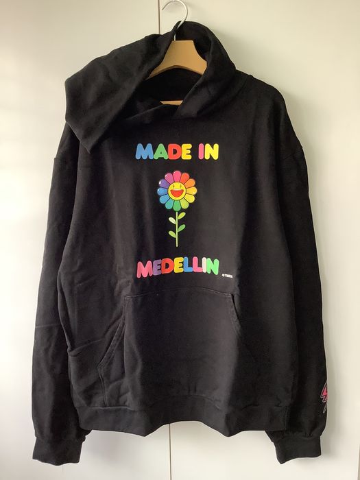 J. Balvin x Takashi Murakami - White Flower Hoodie - Men’s US Size Medium