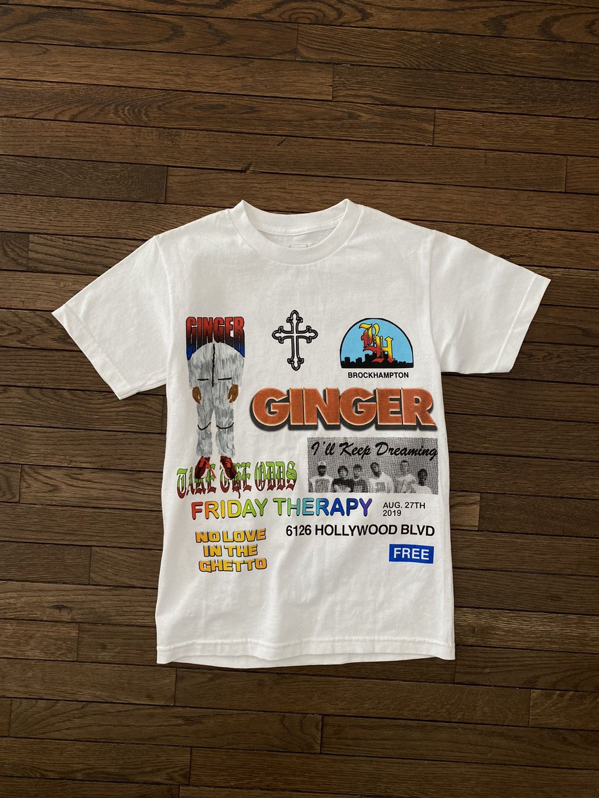 堅実な究極の BROCKHAMPTON GINGER TEE Therapy Friday Tシャツ