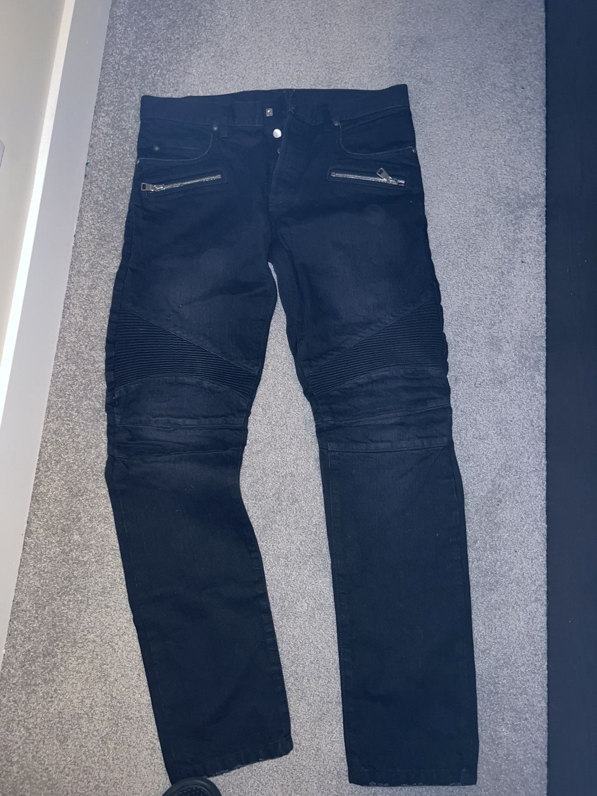 Balmain Balmain Biker Jeans Size US 30 / EU 46 - 1 Thumbnail