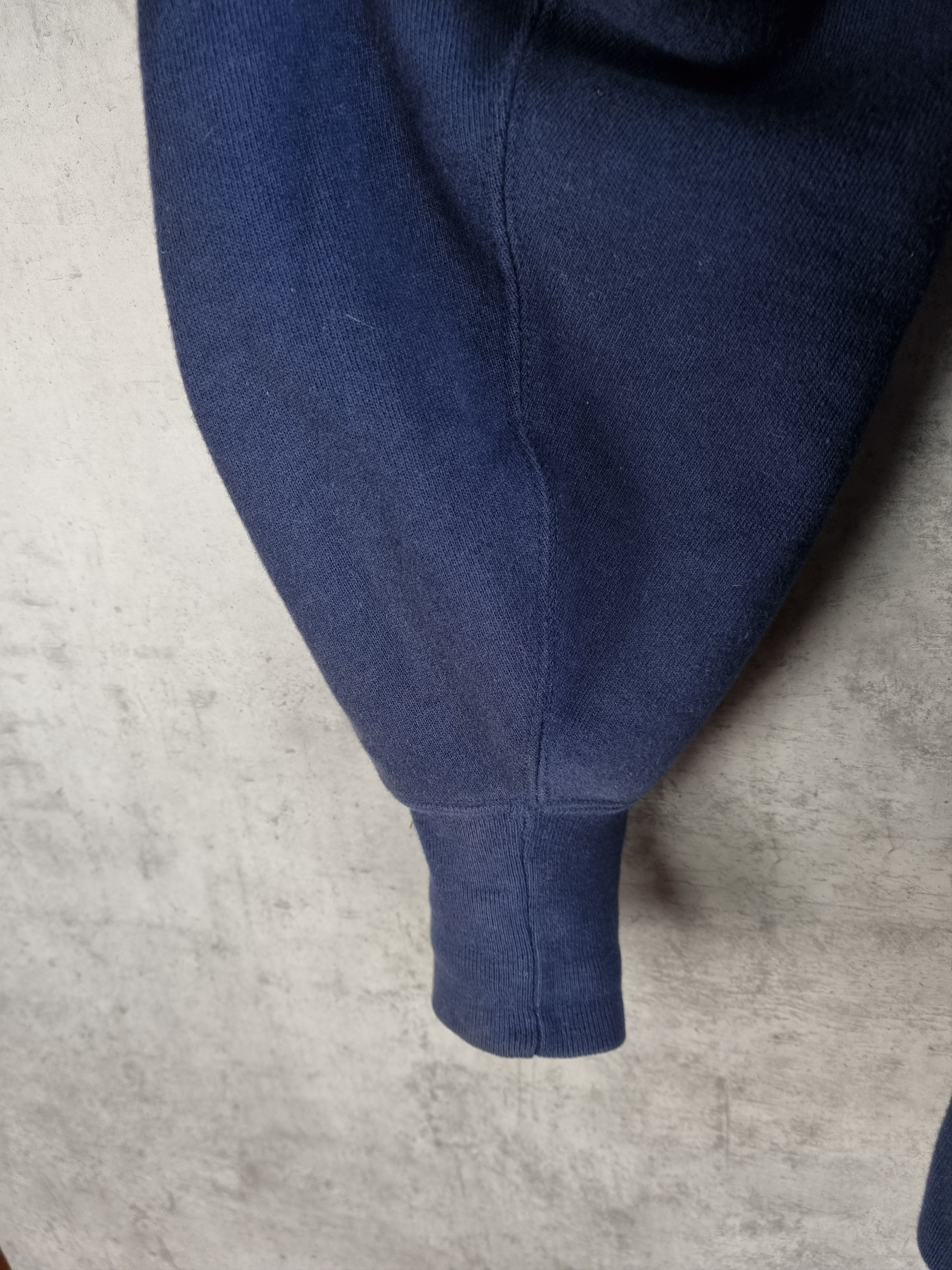 Champion × Vintage 90s Champion Reverse Wave Navy Hoodie Vintage Size US M / EU 48-50 / 2 - 11 Thumbnail