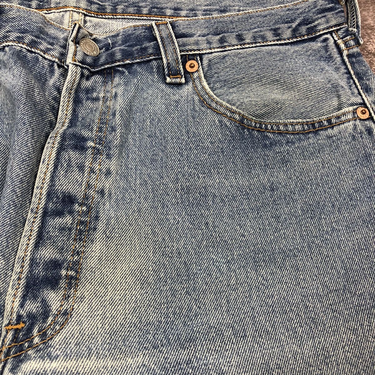 Levi's × Levi's Vintage Clothing × Vintage Vintage 90s Levi’s 501 Blue Jeans Made in USA Size US 34 / EU 50 - 11 Thumbnail