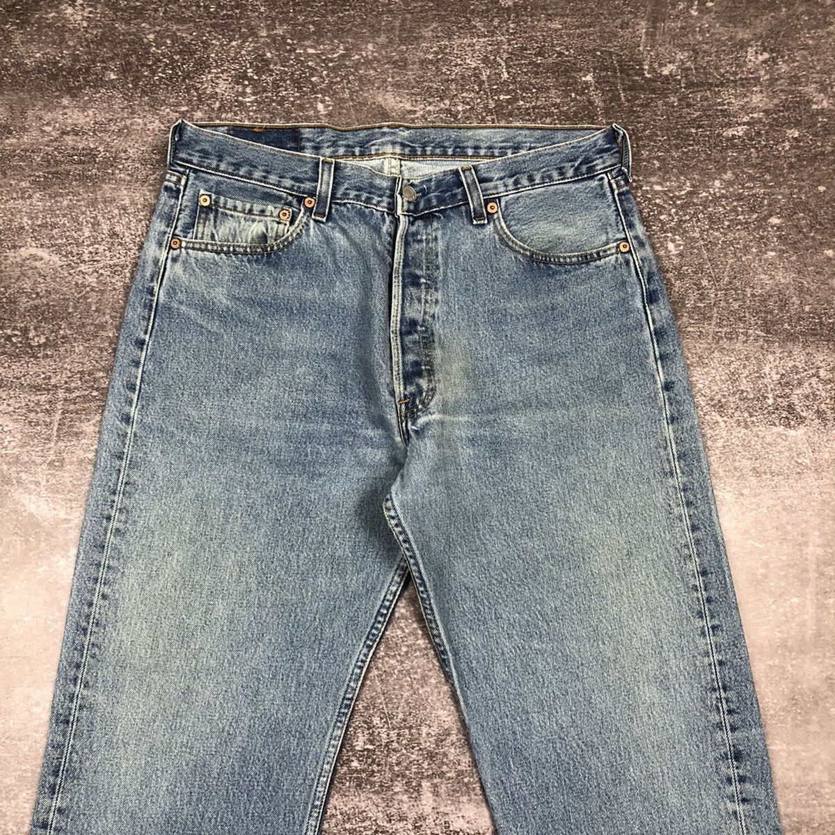 Levi's × Levi's Vintage Clothing × Vintage Vintage 90s Levi’s 501 Blue Jeans Made in USA Size US 34 / EU 50 - 5 Thumbnail
