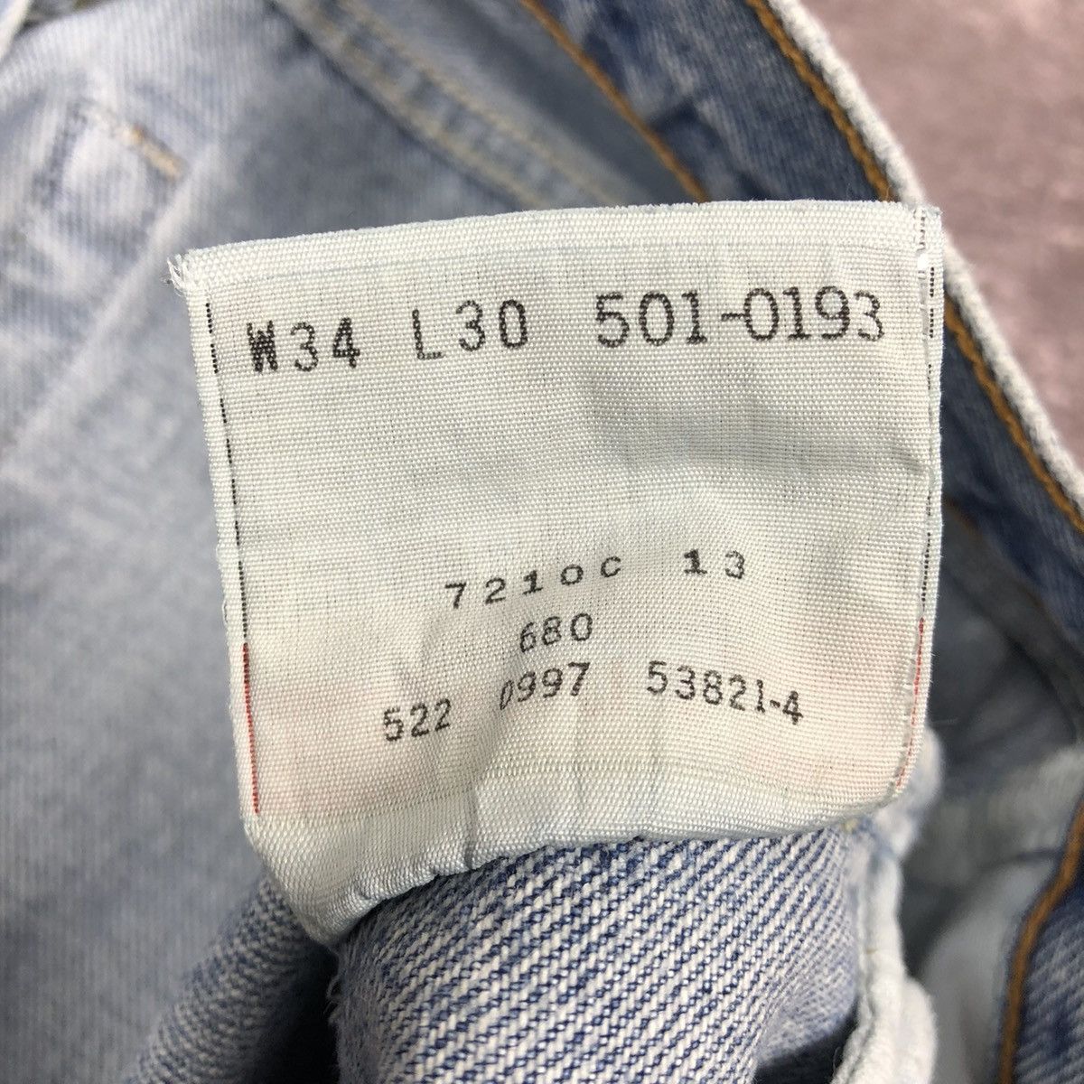 Levi's × Levi's Vintage Clothing × Vintage Vintage 90s Levi’s 501 Blue Jeans Made in USA Size US 34 / EU 50 - 9 Thumbnail