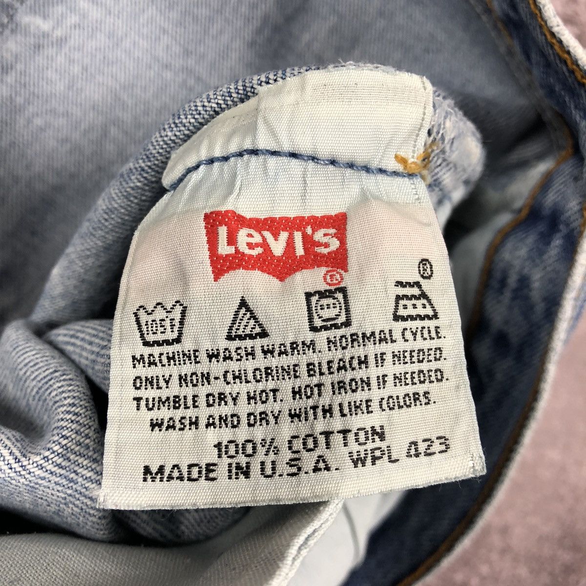 Levi's × Levi's Vintage Clothing × Vintage Vintage 90s Levi’s 501 Blue Jeans Made in USA Size US 34 / EU 50 - 8 Thumbnail