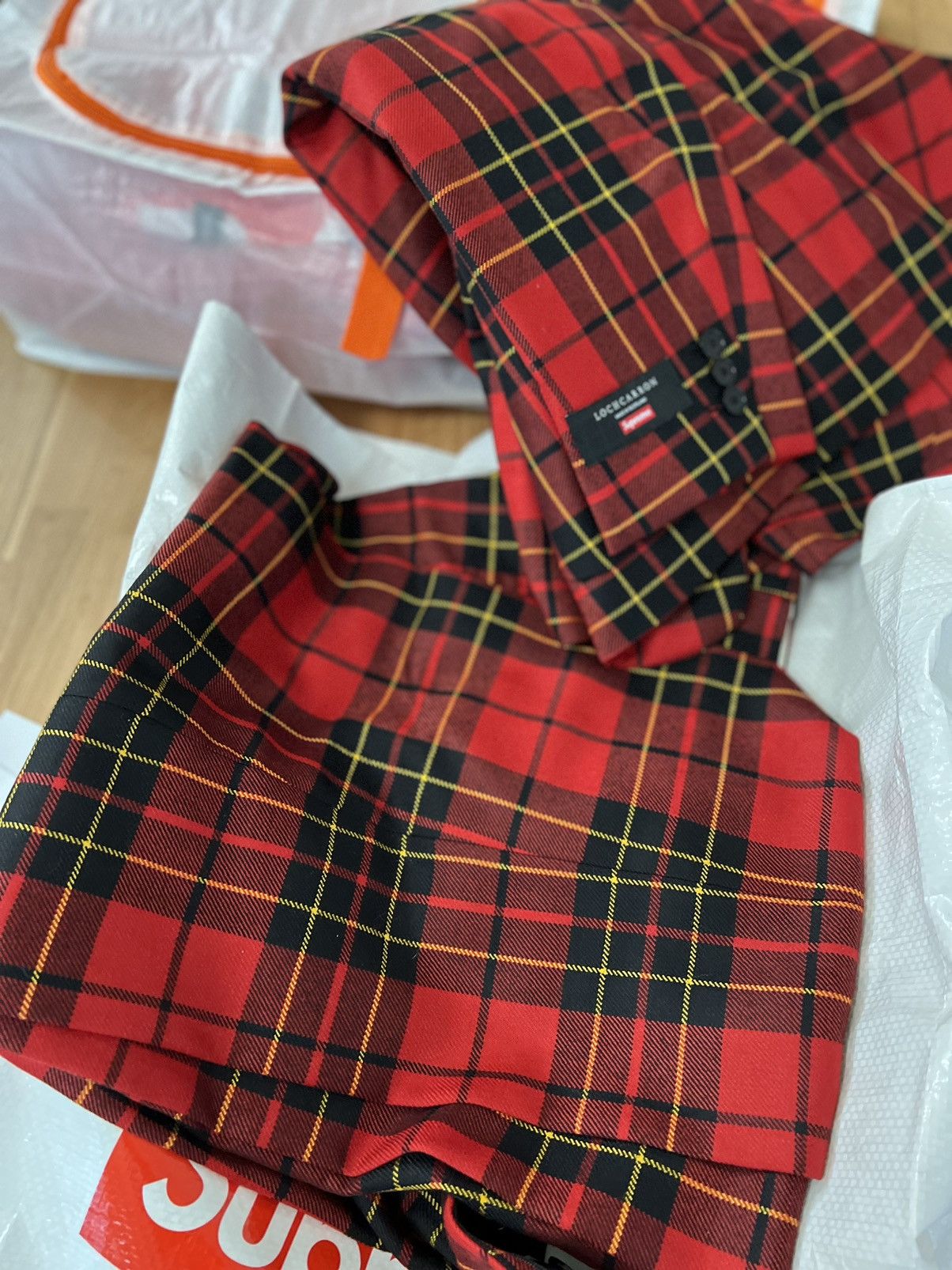 Supreme Supreme x Lochcarron Tartan wool suit (S) | Grailed