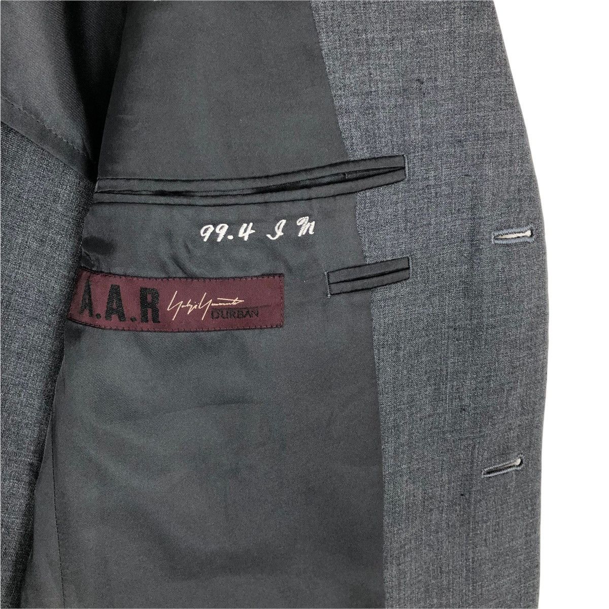Yohji Yamamoto Vintage A.A.R Yohji Yamamoto X D’Urban Wool Blazer Size 46R - 9 Thumbnail