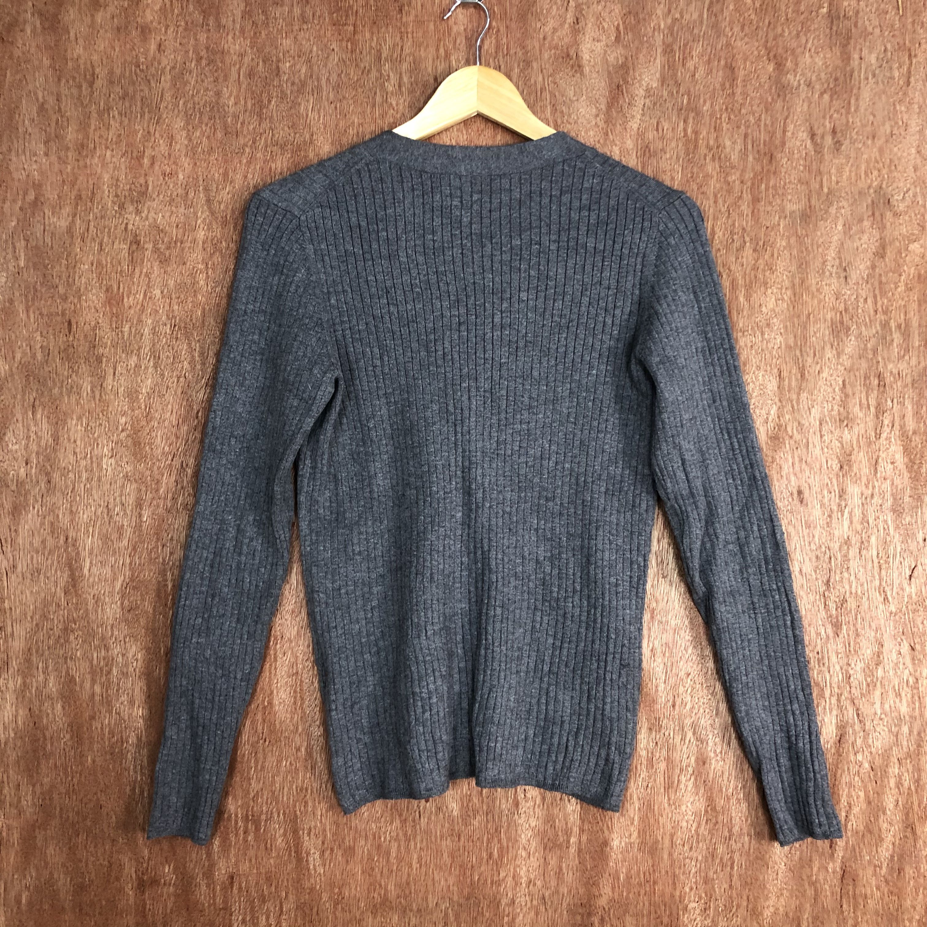 Japanese Brand Japan Brand Grey Cardigan knitwear vintage #6057 Size US M / EU 48-50 / 2 - 9 Thumbnail