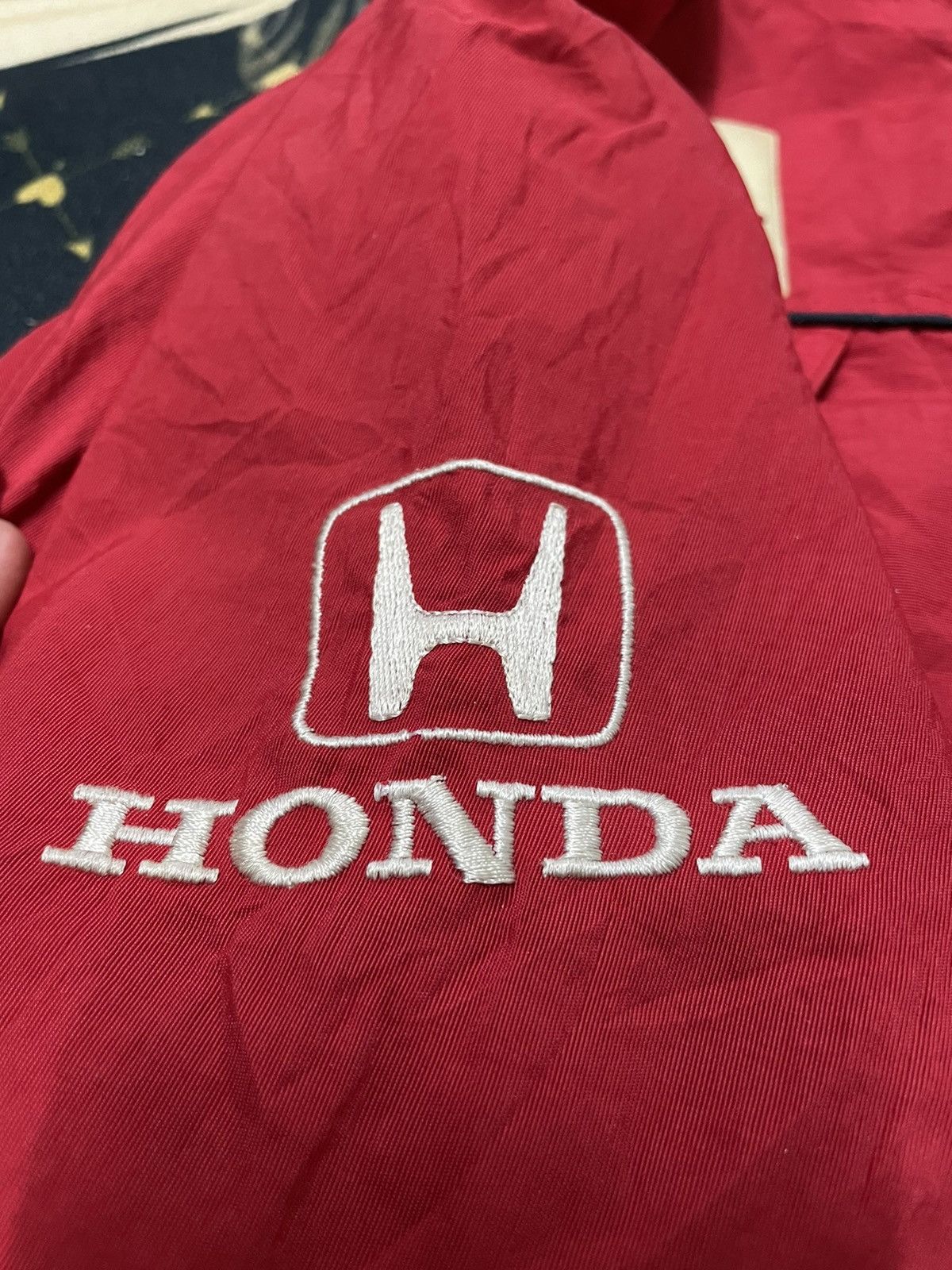 Honda × Japanese Brand × Vintage Vintage HPD Honda Racing Team Hooded Jacket Size US XXL / EU 58 / 5 - 5 Thumbnail