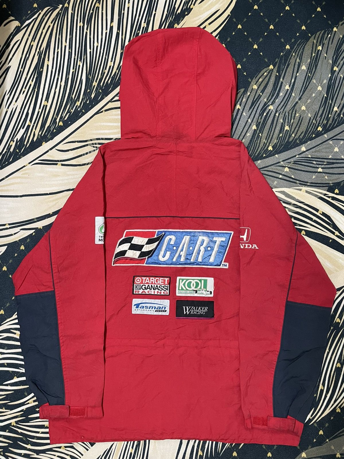 Honda × Japanese Brand × Vintage Vintage HPD Honda Racing Team Hooded Jacket Size US XXL / EU 58 / 5 - 8 Thumbnail