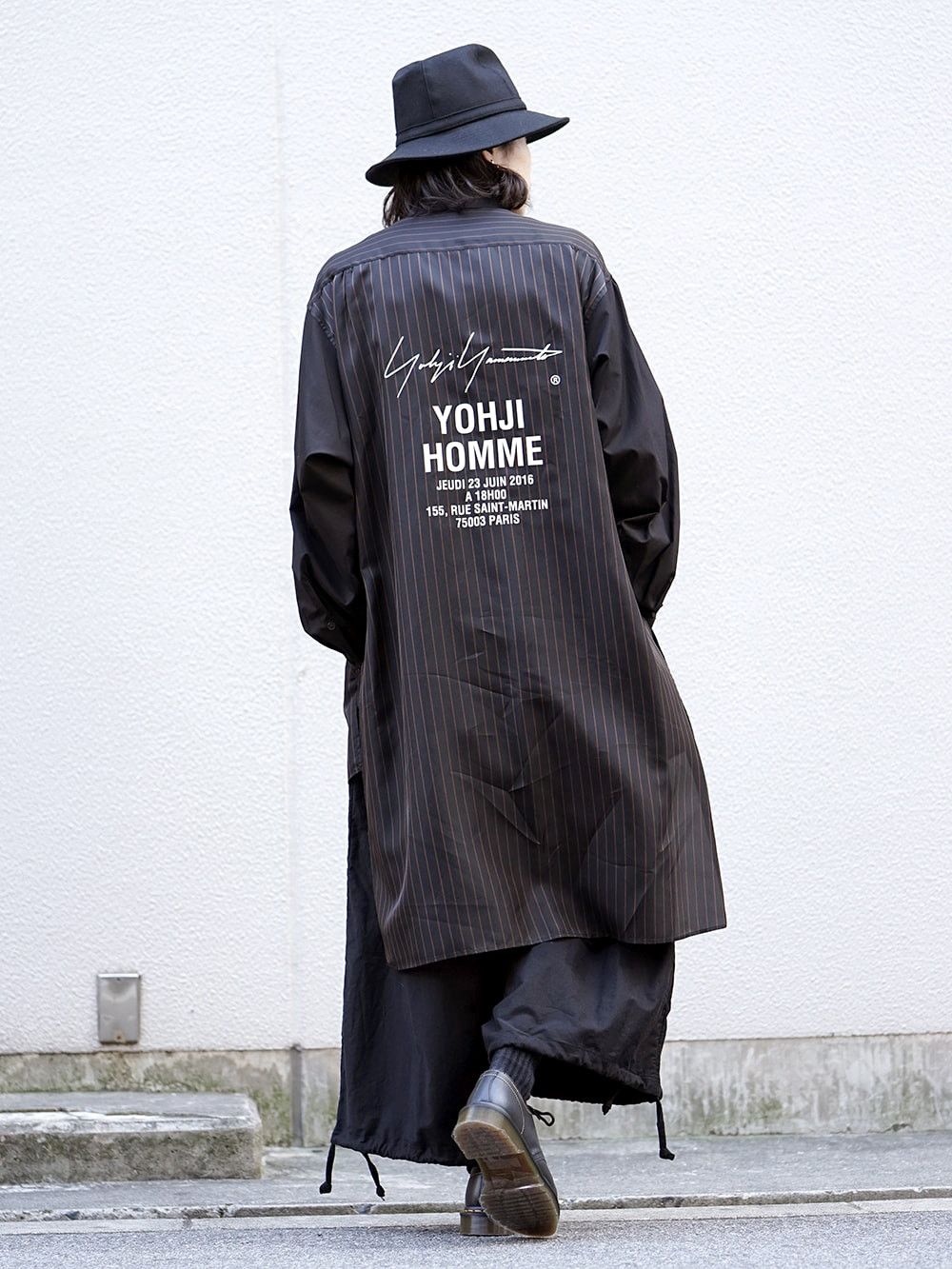 YOHJI YAMAMOTO HOMME スタッフシャツ ストライプ - dzhistory.com