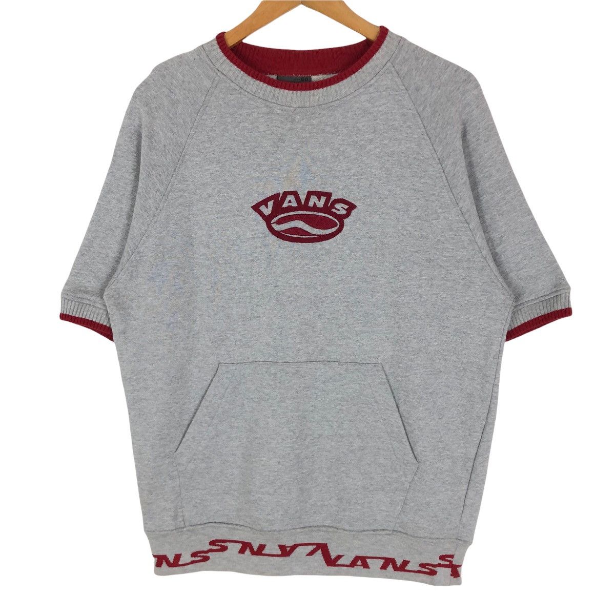 Vans Vintage Vans Crewneck Short Sleeve Sweatshirt Size US M / EU 48-50 / 2 - 1 Thumbnail