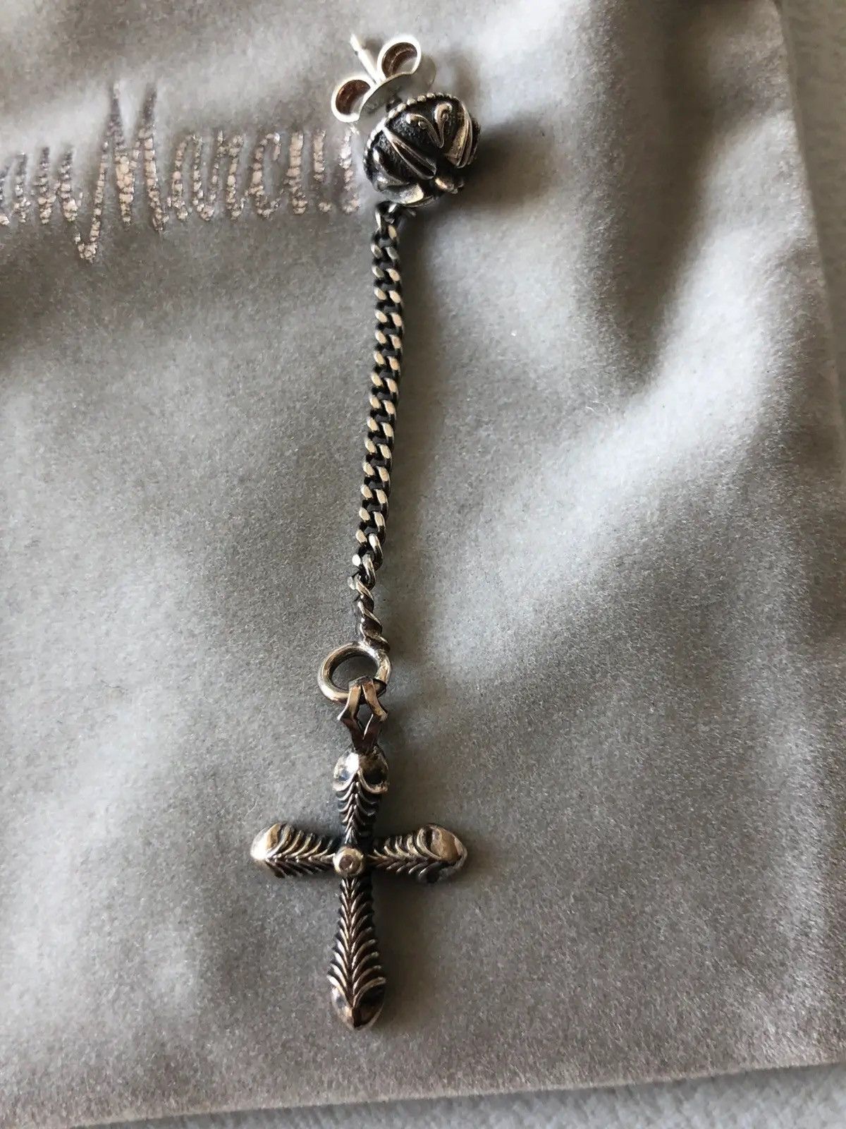 Emanuele Bicocchi Emmanuelle Bercouli Cross Earring | Grailed