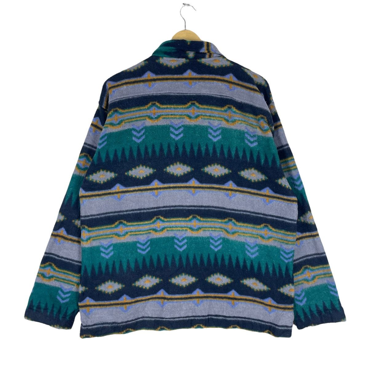 Japanese Brand × Native ❄️SHOOT ONE FLEECE ART FLEECE ZIPPER LIGHT JACKET Size US L / EU 52-54 / 3 - 6 Thumbnail