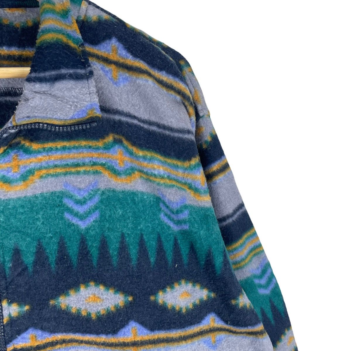 Japanese Brand × Native ❄️SHOOT ONE FLEECE ART FLEECE ZIPPER LIGHT JACKET Size US L / EU 52-54 / 3 - 4 Thumbnail