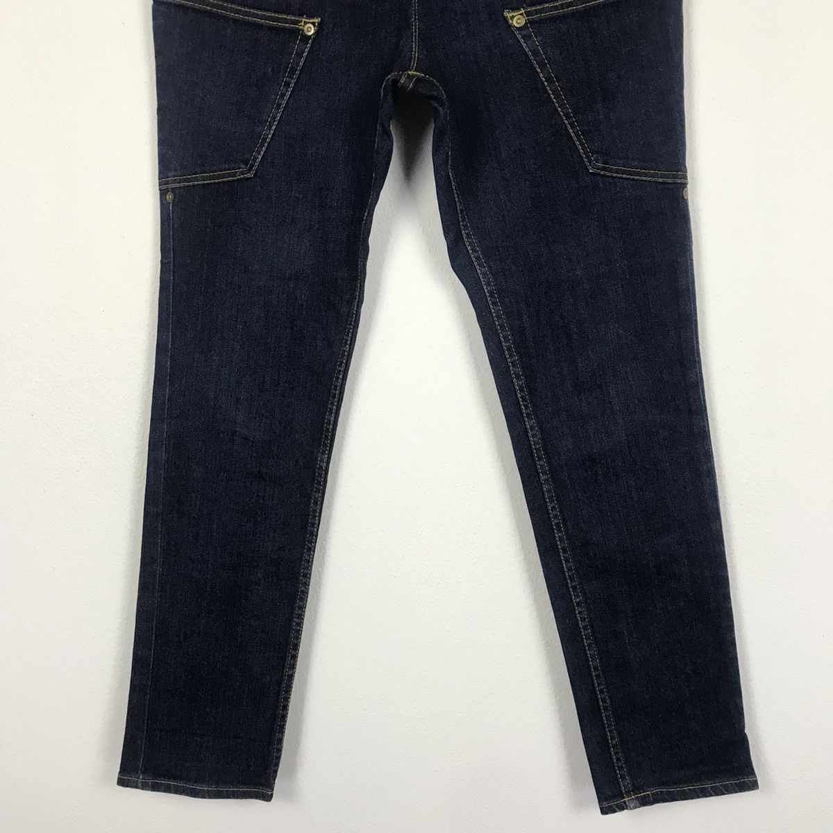 Issey Miyake × Japanese Brand × mercibeaucoup 💣OFFER MERCIBEAUCOUP Slim Fit Style MultiPocket Denim Jeans Size US 29 - 3 Thumbnail