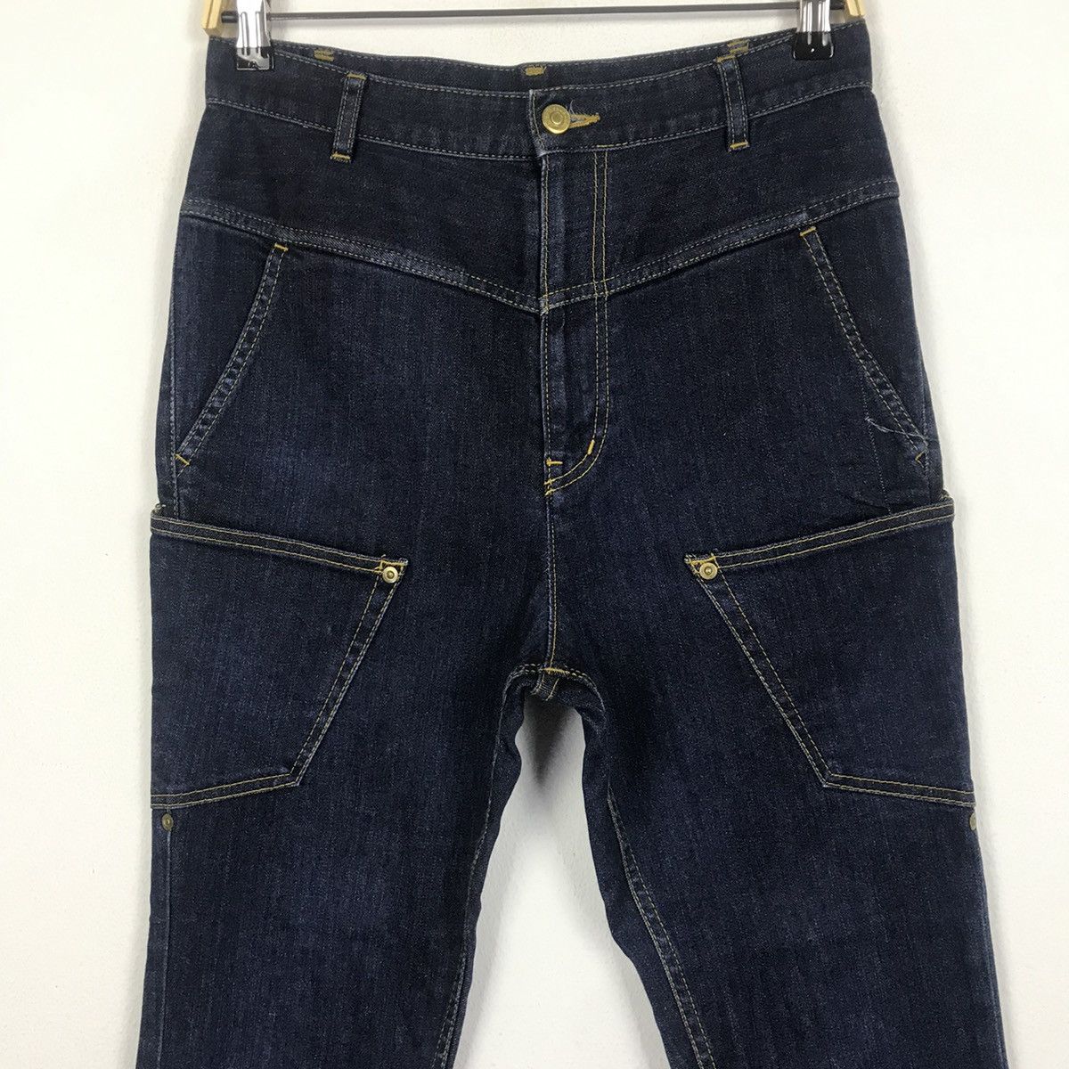 Issey Miyake × Japanese Brand × mercibeaucoup 💣OFFER MERCIBEAUCOUP Slim Fit Style MultiPocket Denim Jeans Size US 29 - 2 Thumbnail