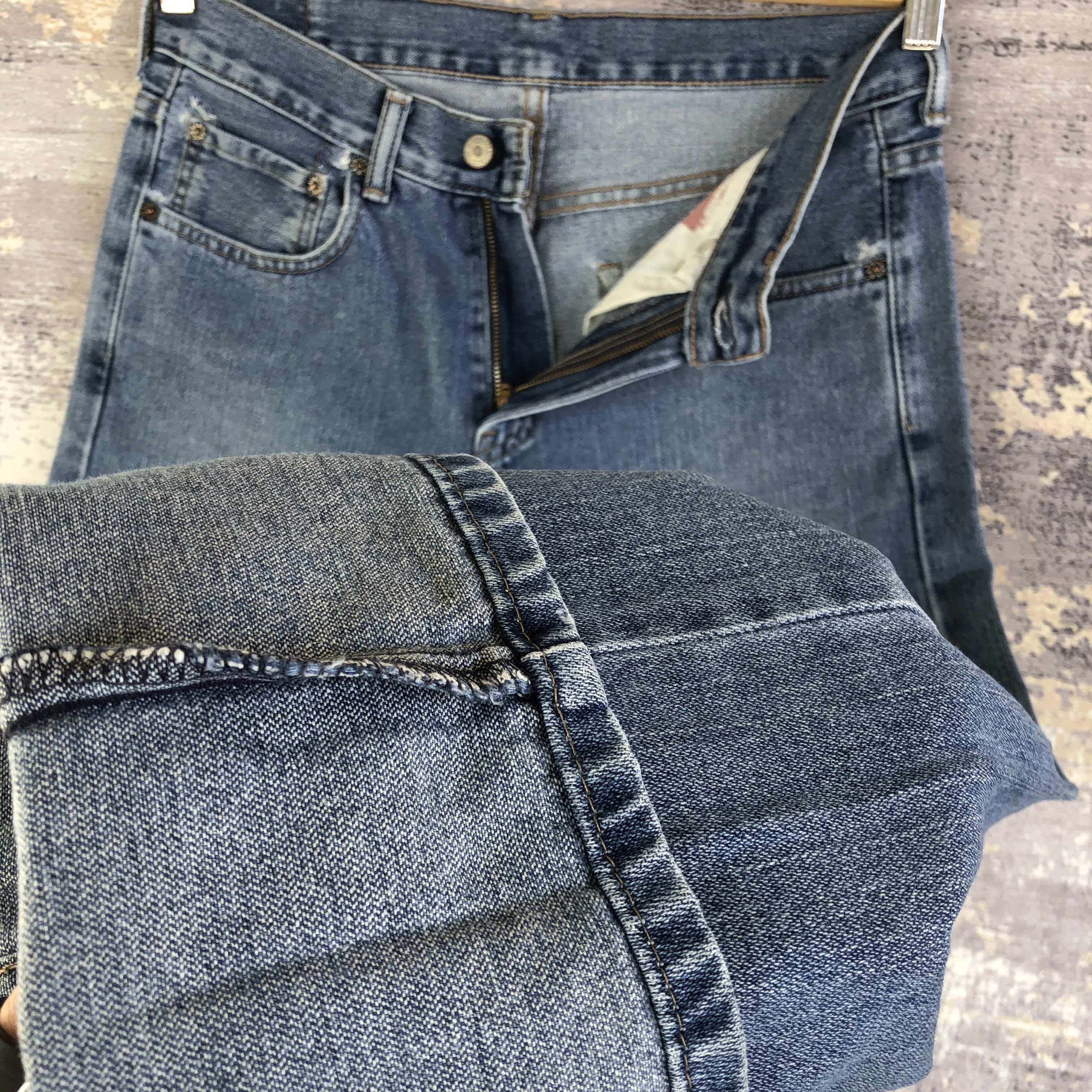 Levi's Vintage Y2K Levi's 550 Jeans Faded Baggy Levis Denim Size 28" / US 6 / IT 42 - 8 Thumbnail